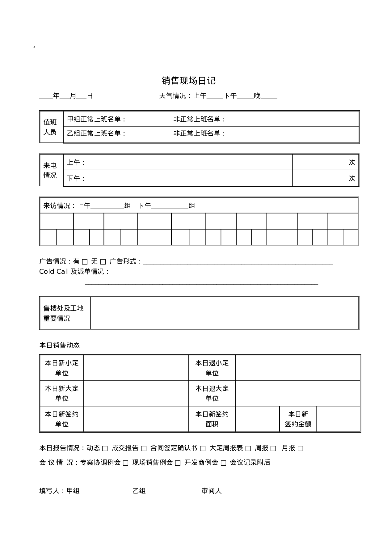 整套销售表格大全 14页.doc 第3页