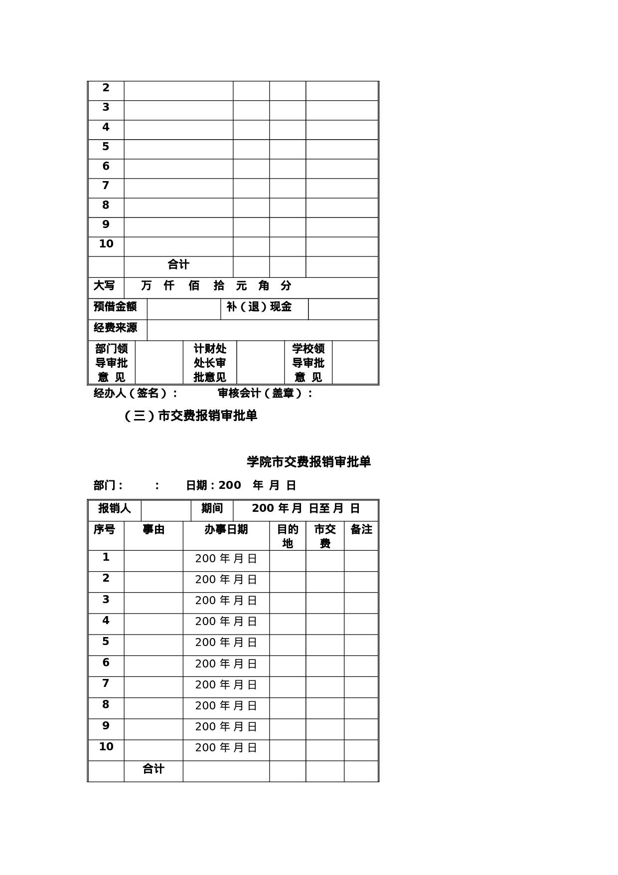 2.财务报销管理表格大全21个 .doc 第2页