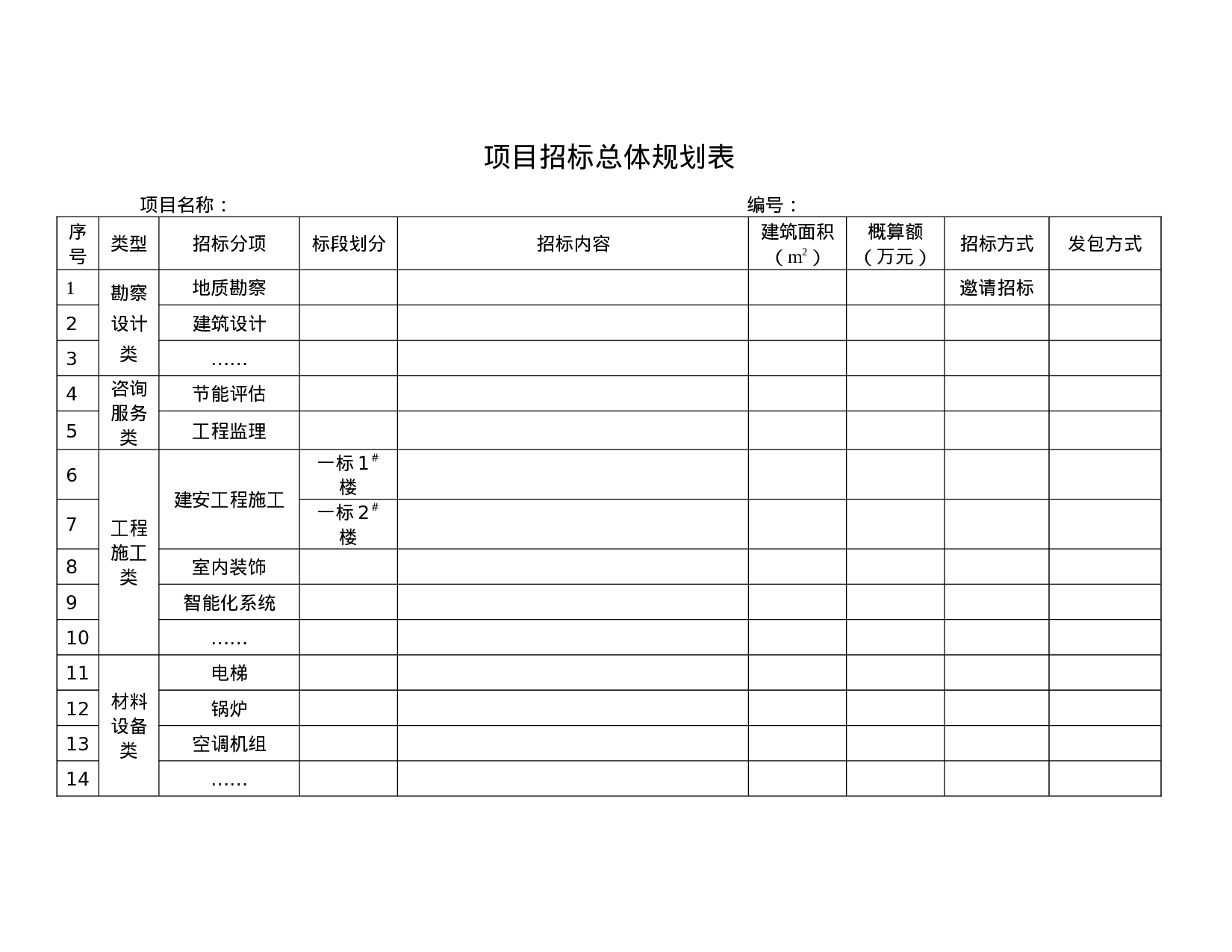 7.招标管理表格 9个 .doc 第1页