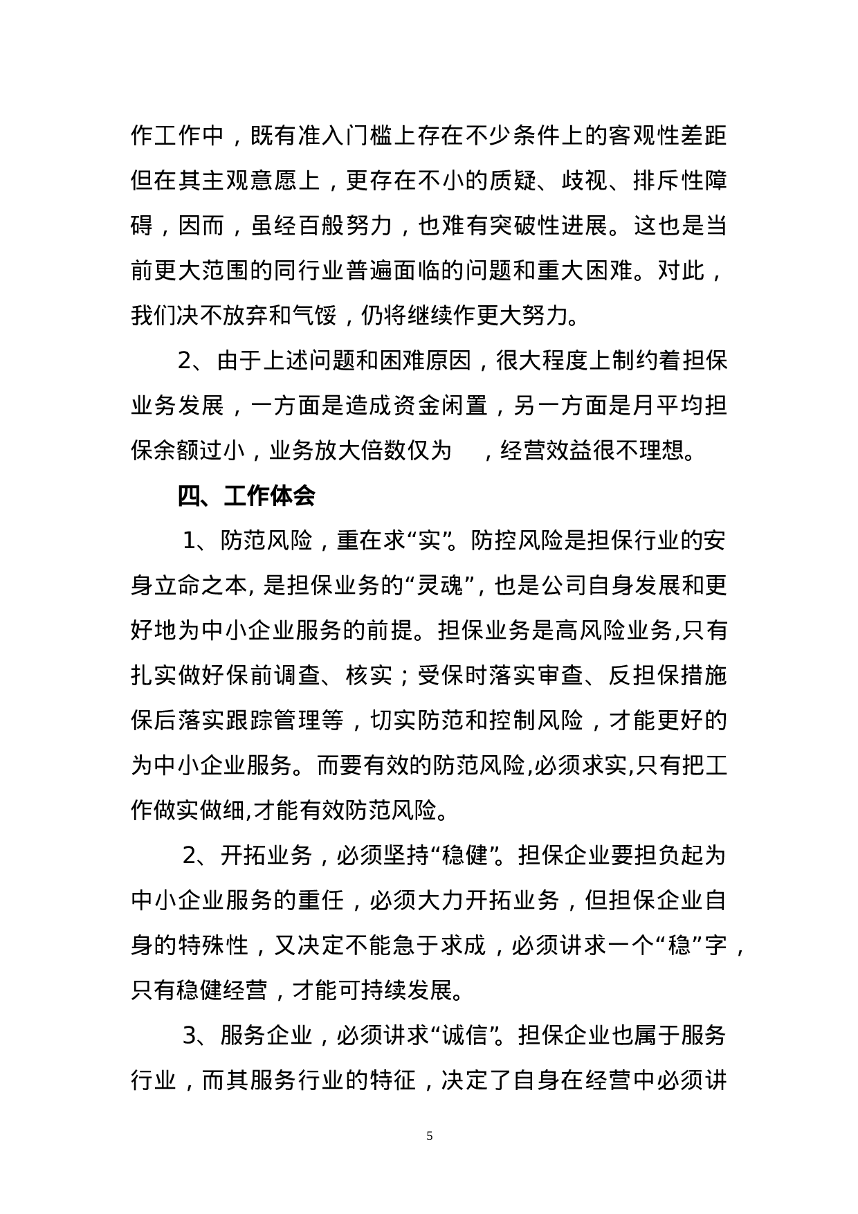 度担保公司工作总结.doc 第5页