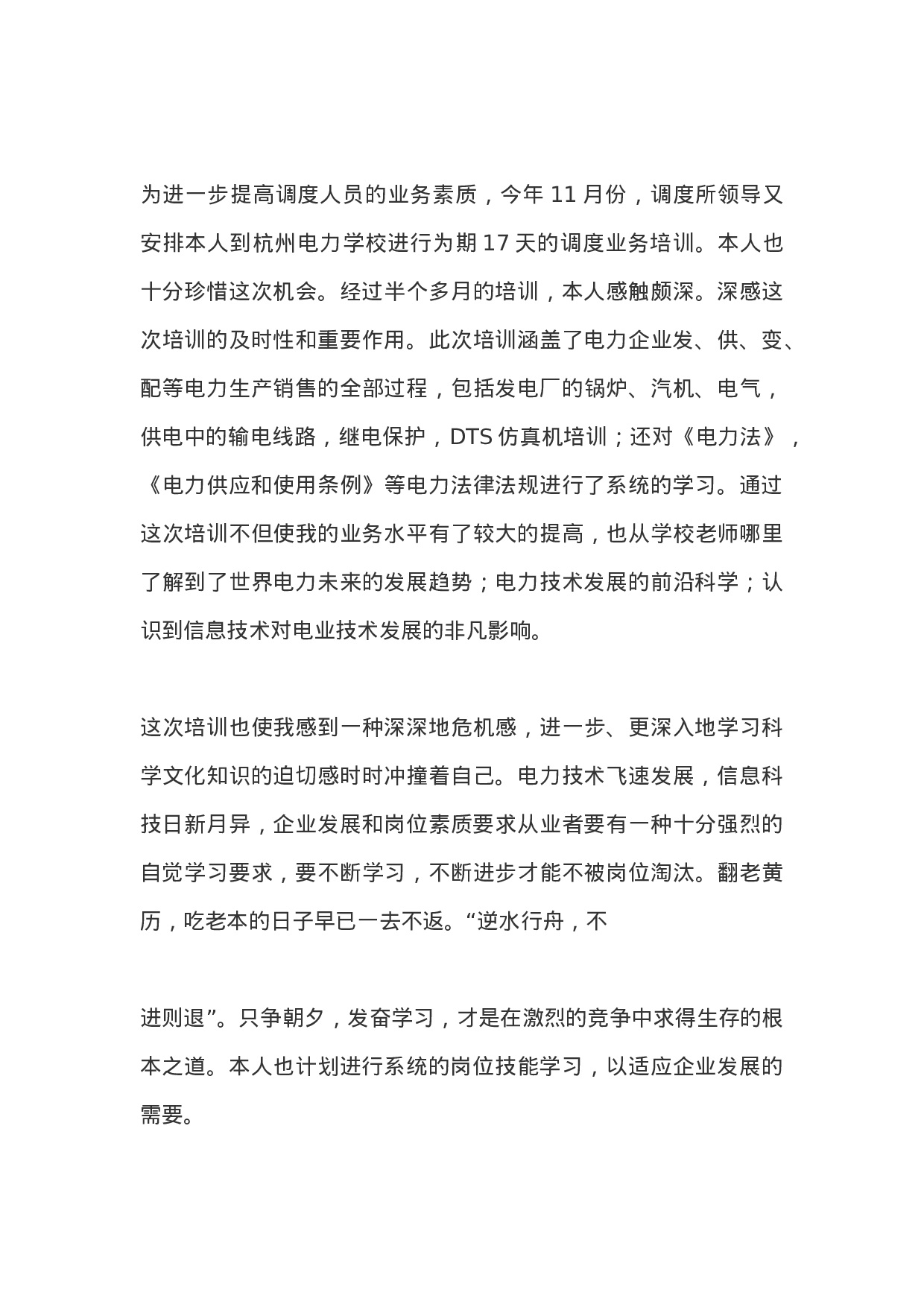 电力调度员个人工作总结.docx 第4页