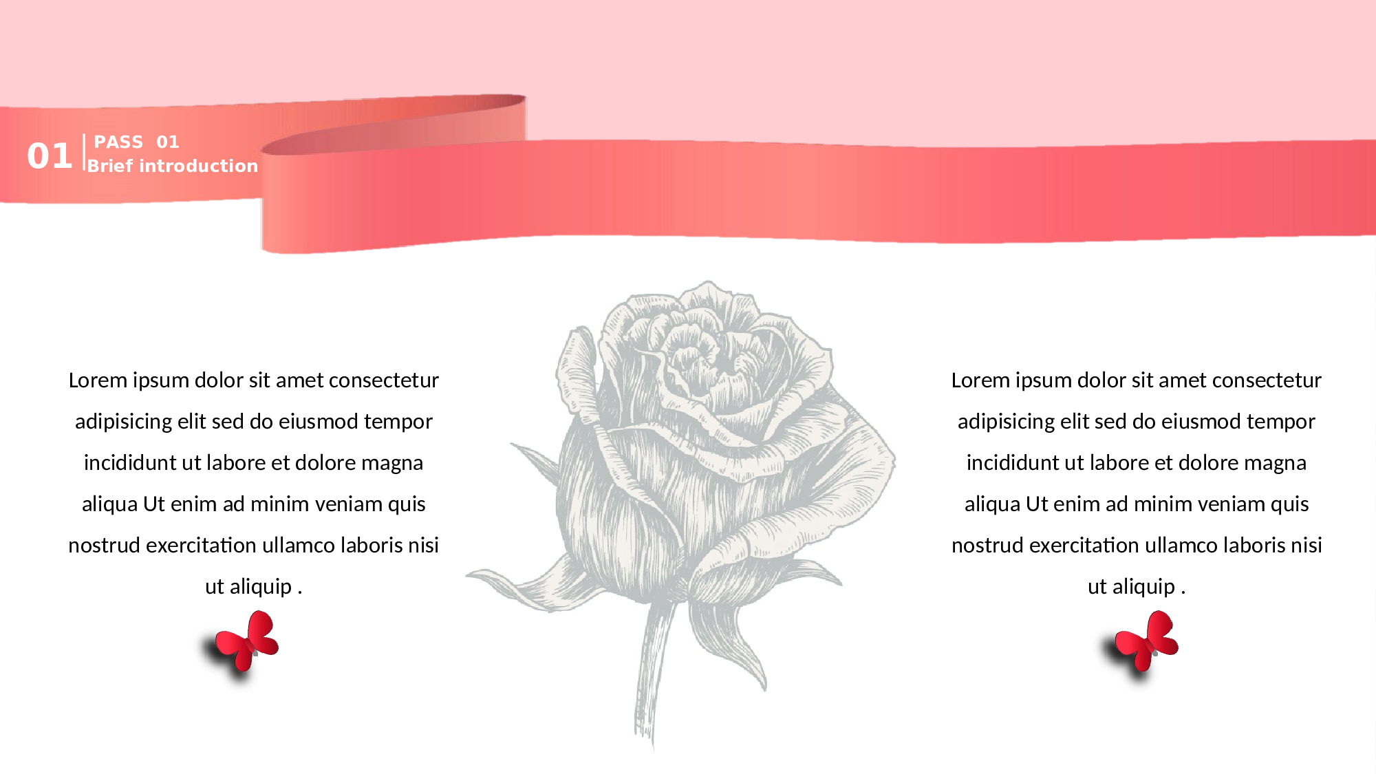 唯美清新001粉色复古鸟模板132.ppt 第5页