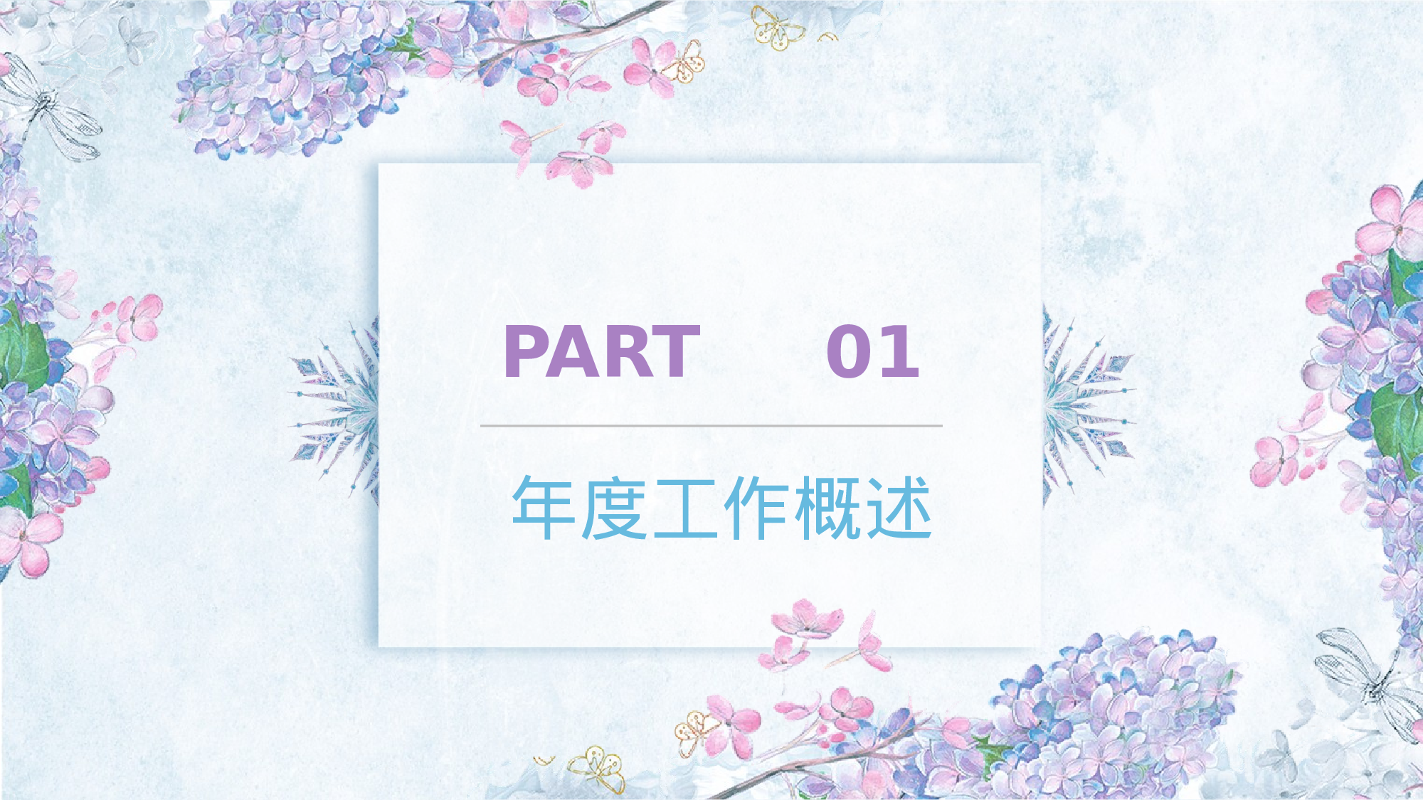 手绘水彩PPT模板039.pptx 第3页