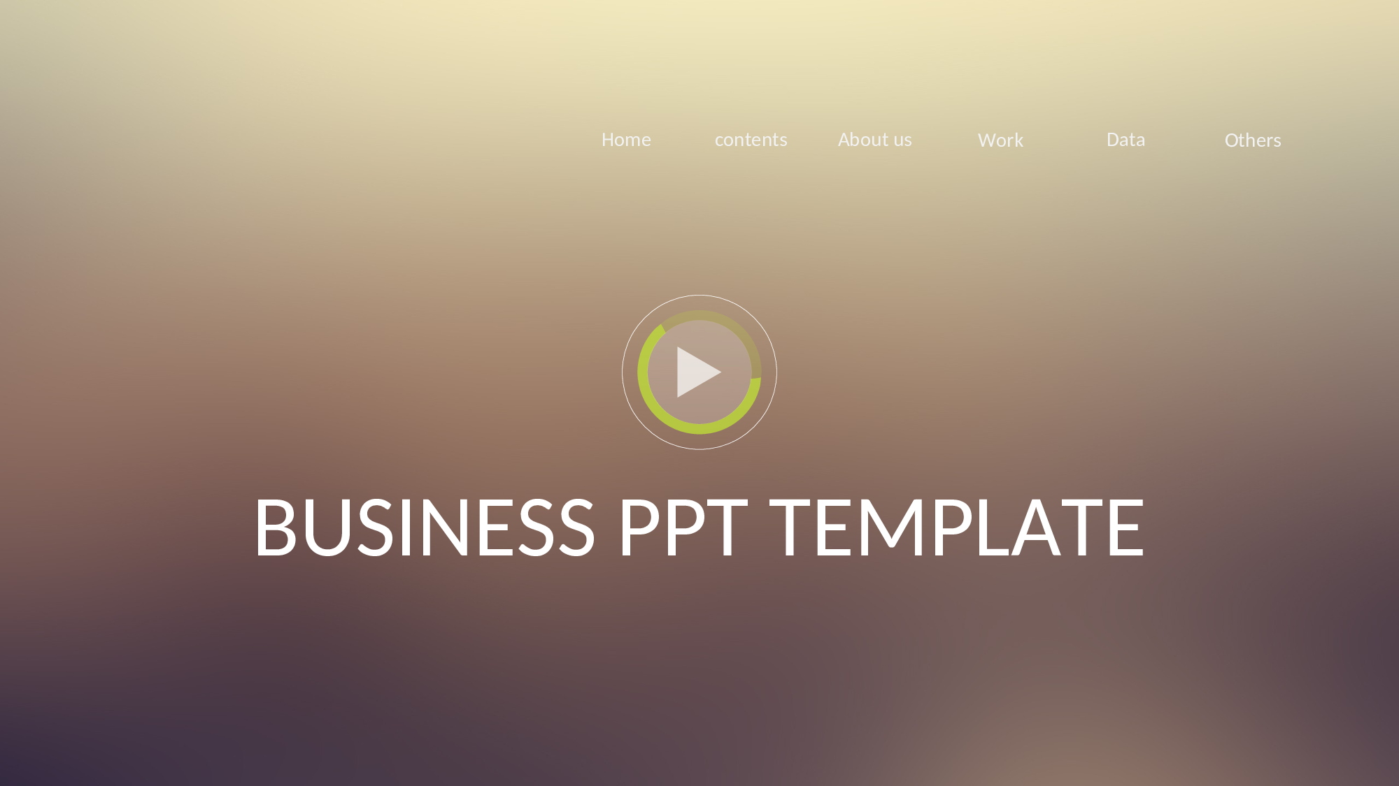 唯美清新W028文艺唯美静态模版256.ppt 第1页