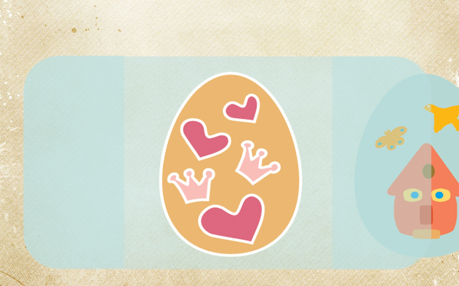 唯美清新朦胧彩绘风格之复活节彩蛋ppt模板复活节多彩蛋卡通绘画多彩花纹可爱卡通ppt343.ppt 第4页