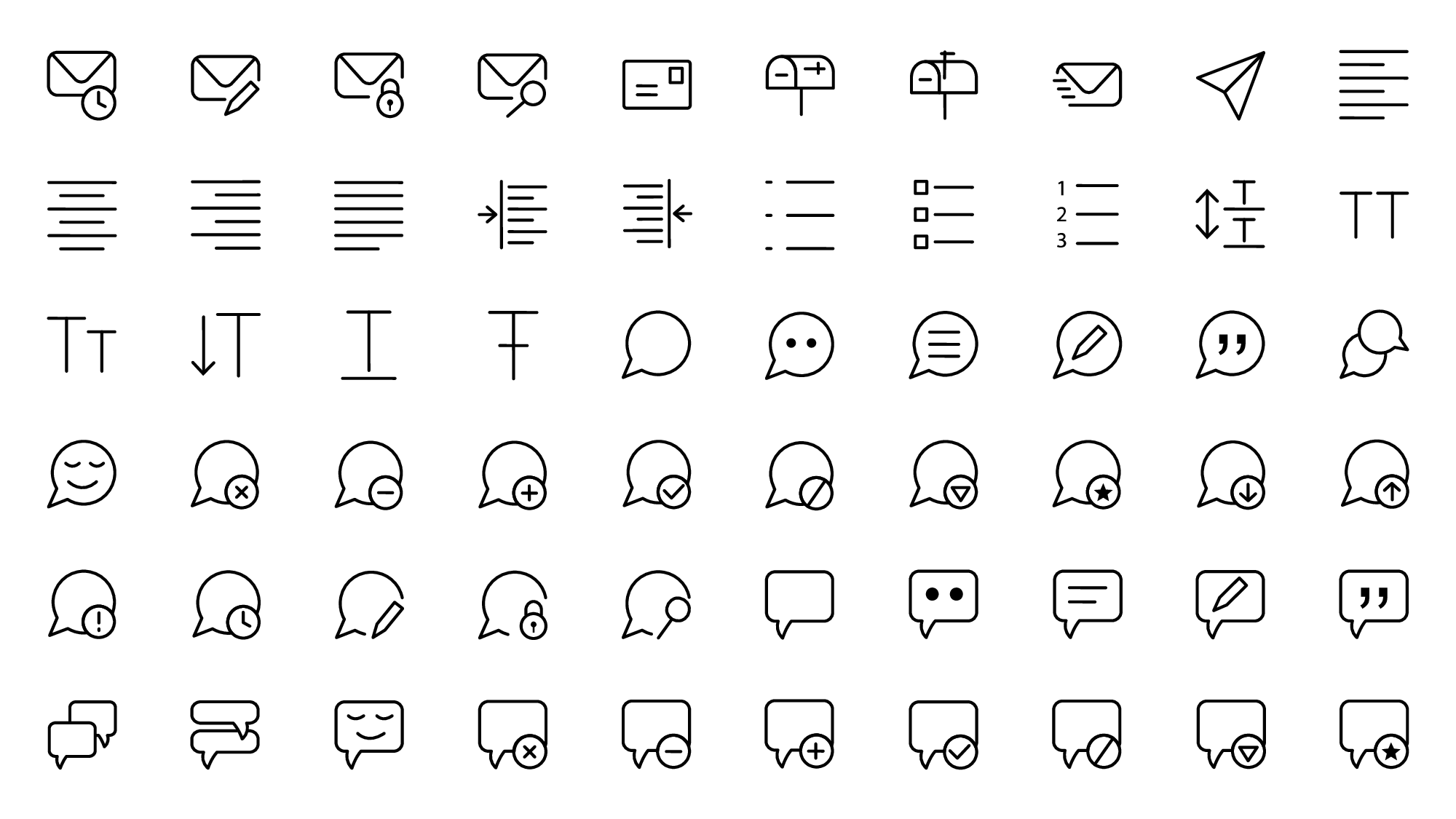 多场景应用的单色线性图标素材.pptx 第5页