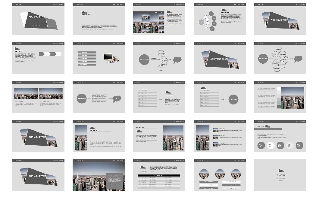 030纯灰色简约.ppt 第2页