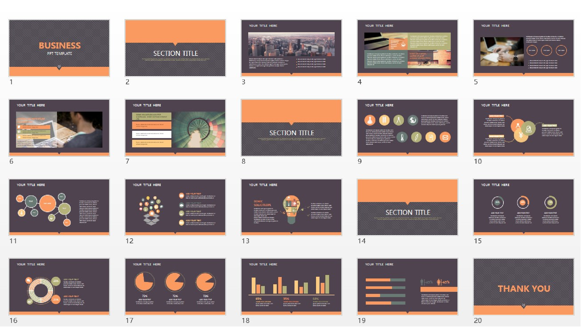 043扁平橙灰.ppt 第2页