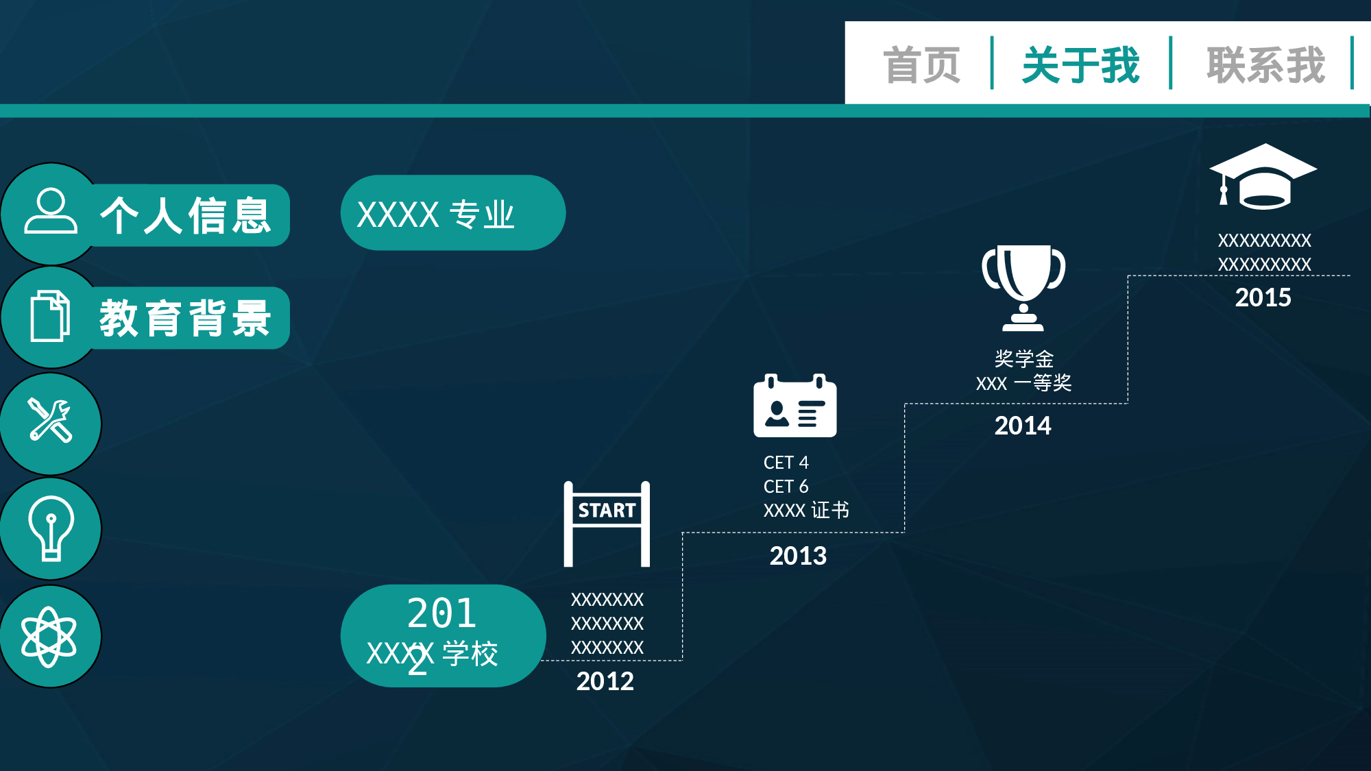 动态网页版简历模版.pptx 第5页