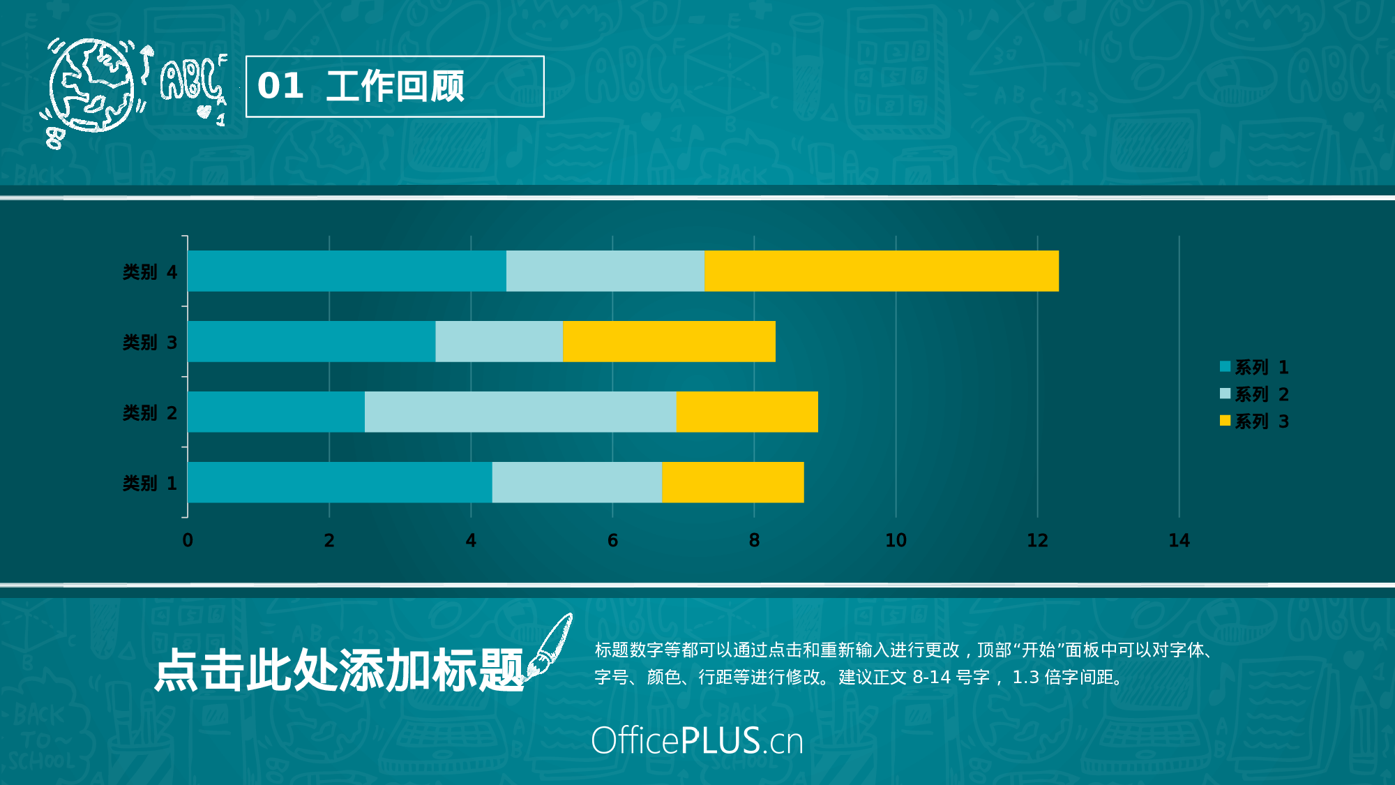 10.教育行业年终总结-黑板粉笔手绘风-跳跃黄蓝.pptx 第4页