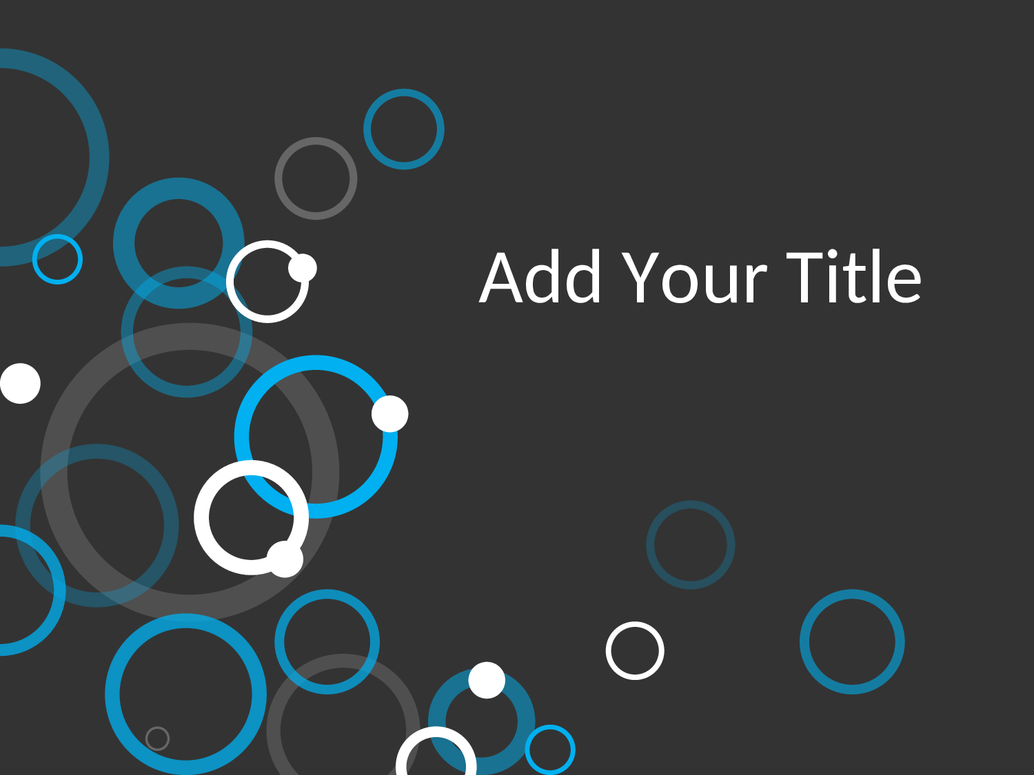 时尚艺术圆圈幻灯片模板.ppt 第1页