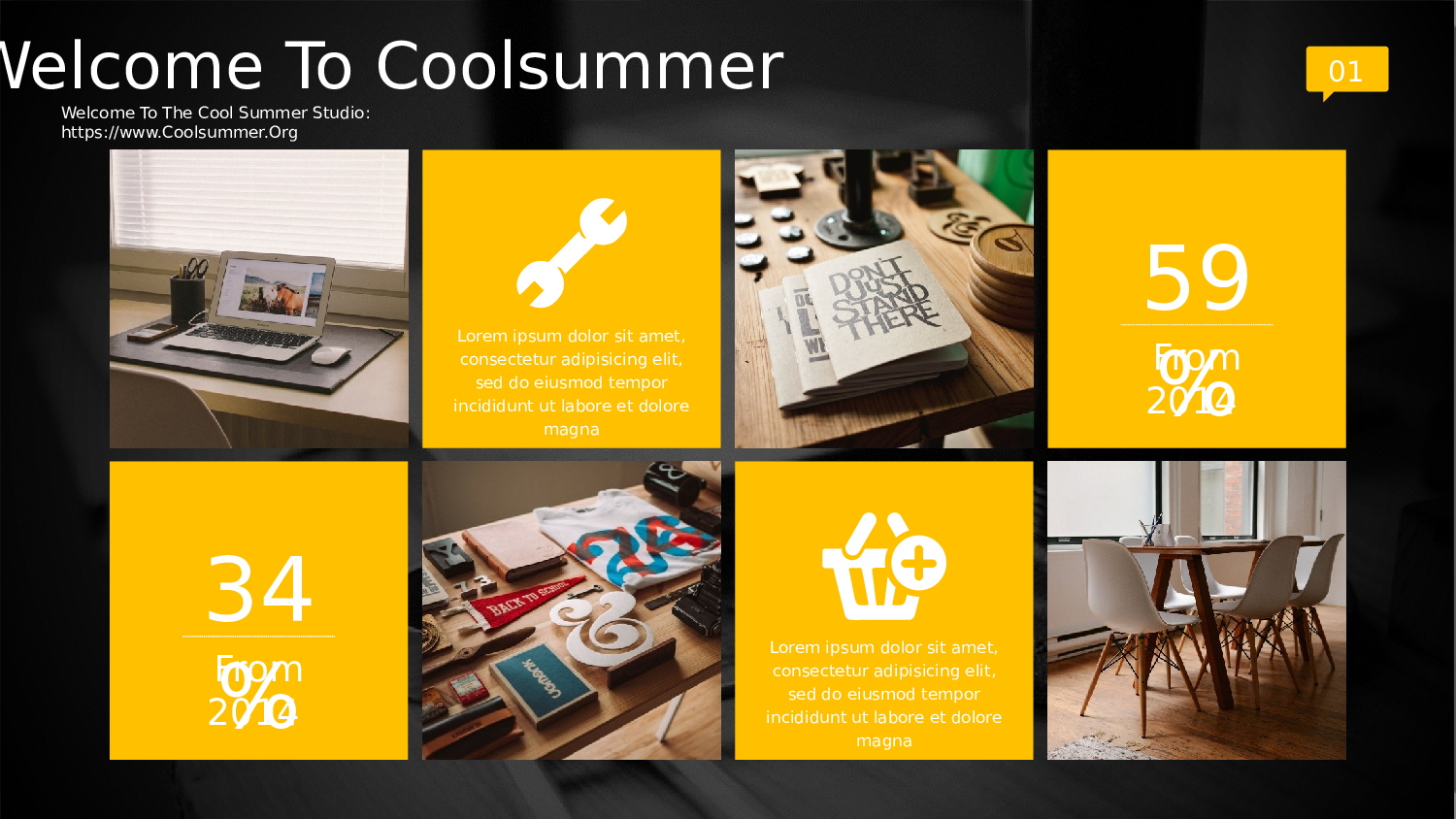 炫酷时尚杂志风格PPT模板.pptx 第2页