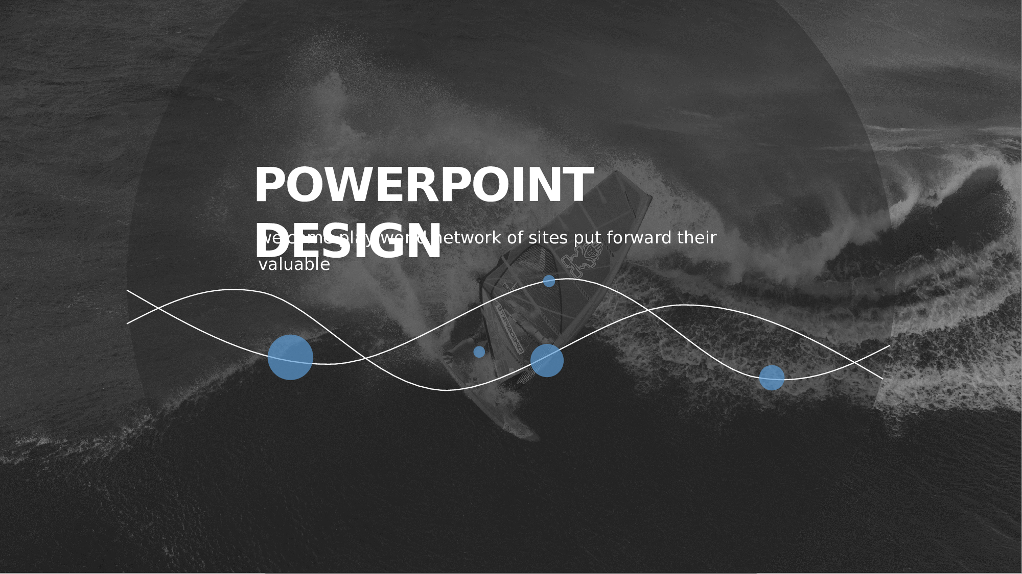 线条与圆精美设计扁平化大气排版欧美商务风ppt模板.pptx 第1页