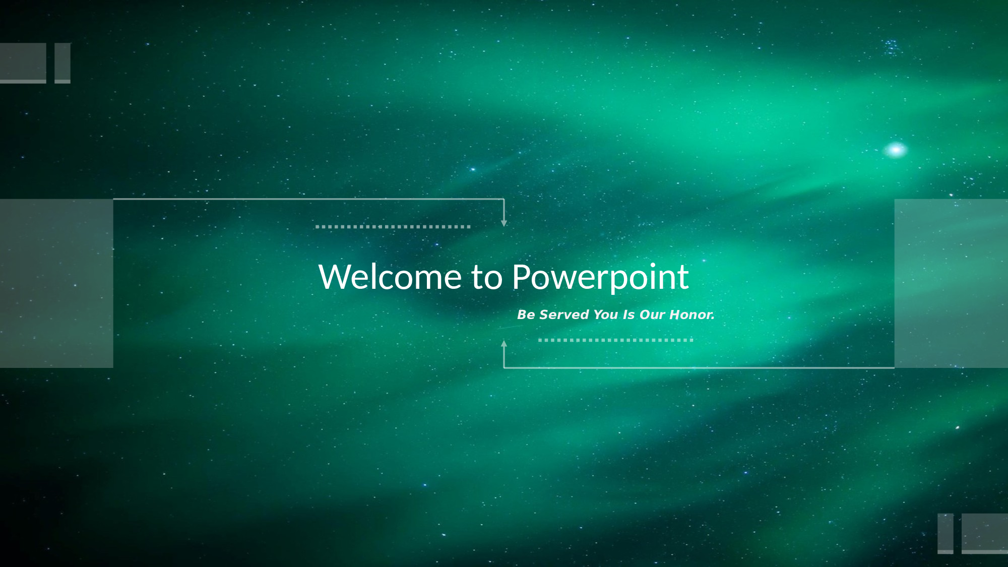 绿色炫丽唯美星空背景大气IOS风ppt模板.pptx 第1页