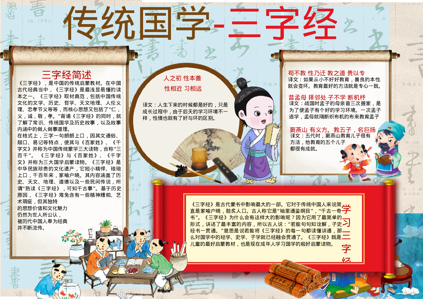 手抄报三字经3.docx 第1页