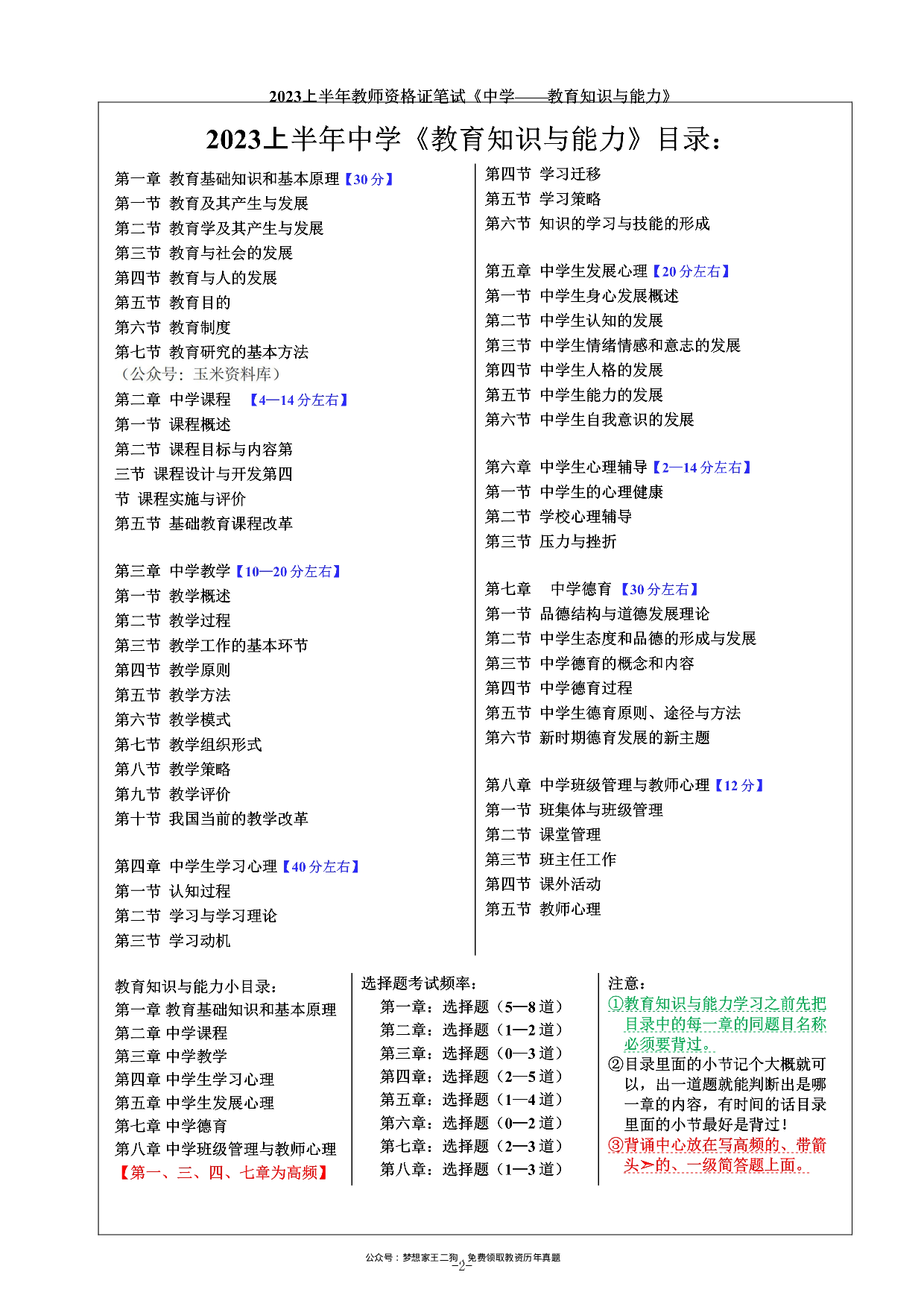23下中学教育知识与能力重点笔记.pdf 第3页