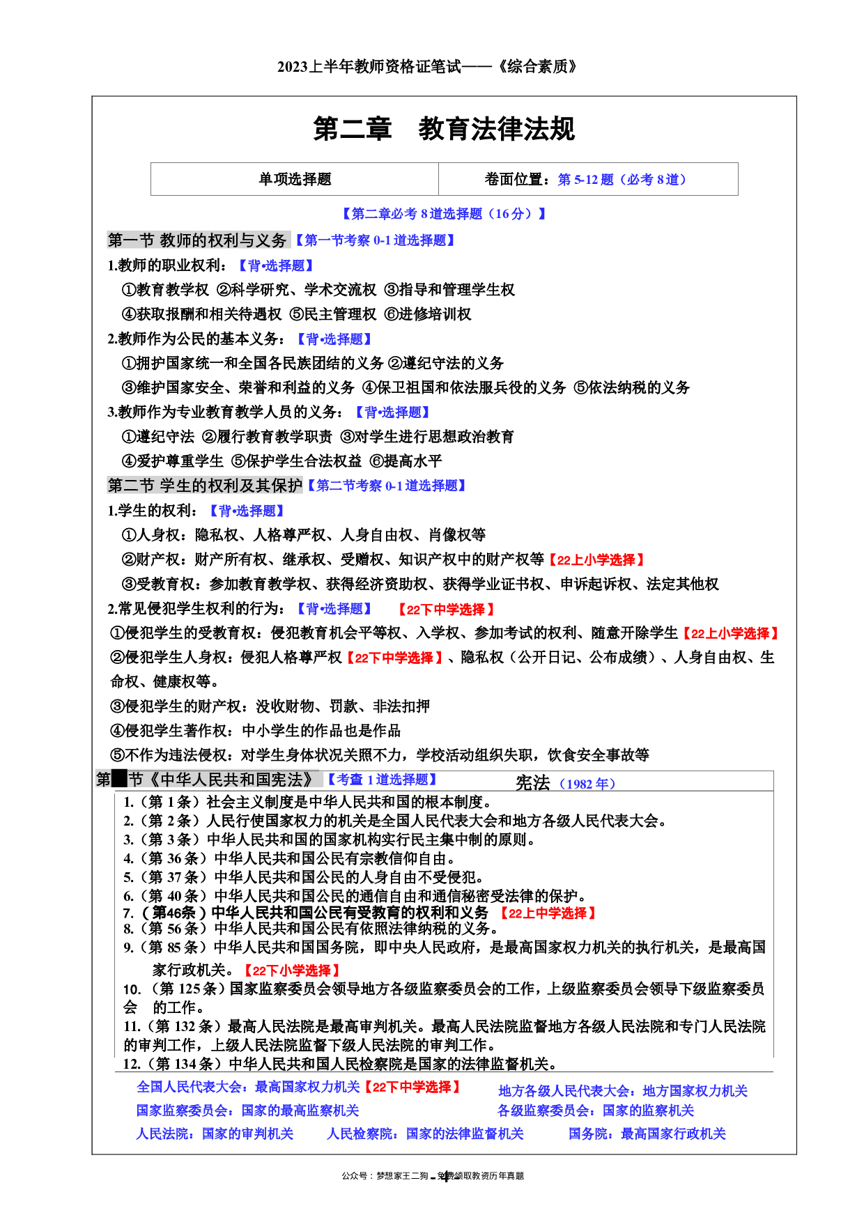 23下中学综合素质重点笔记.pdf 第5页