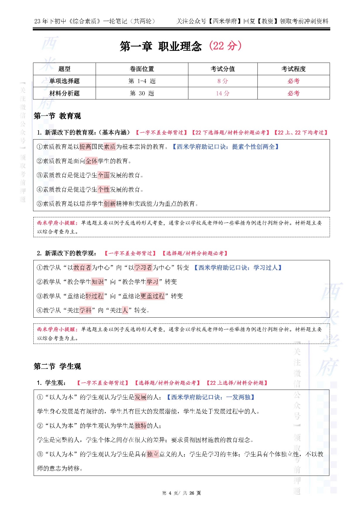 23下初中-综合素质（一轮笔记）.pdf 第4页
