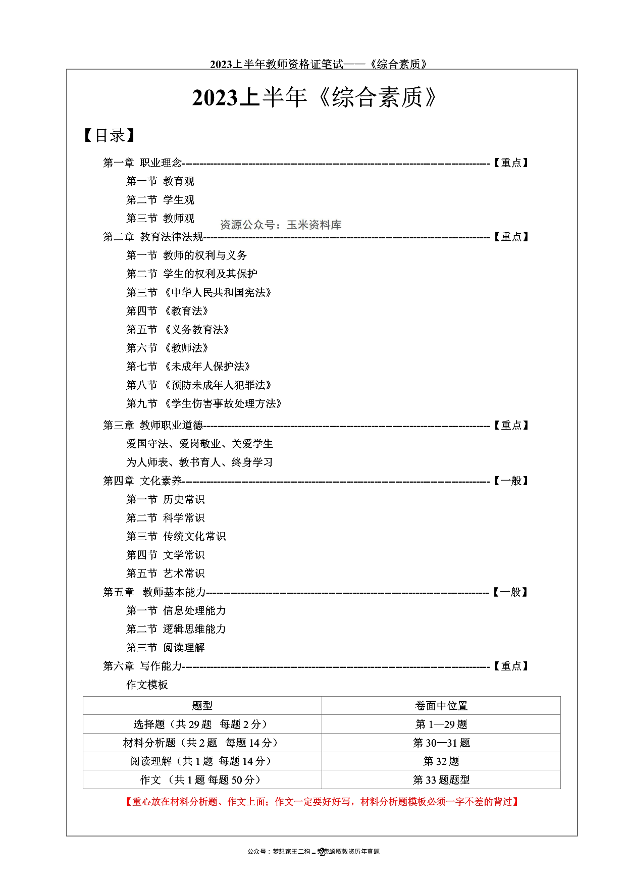 23下小学综合素质重点笔记.pdf 第3页