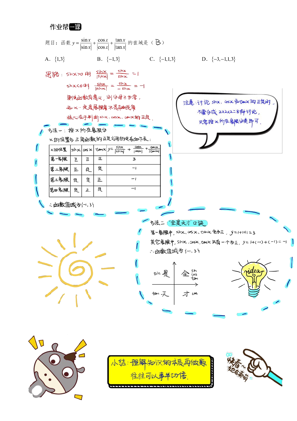 【高考数学】手绘笔记-三角函数.pdf 第6页