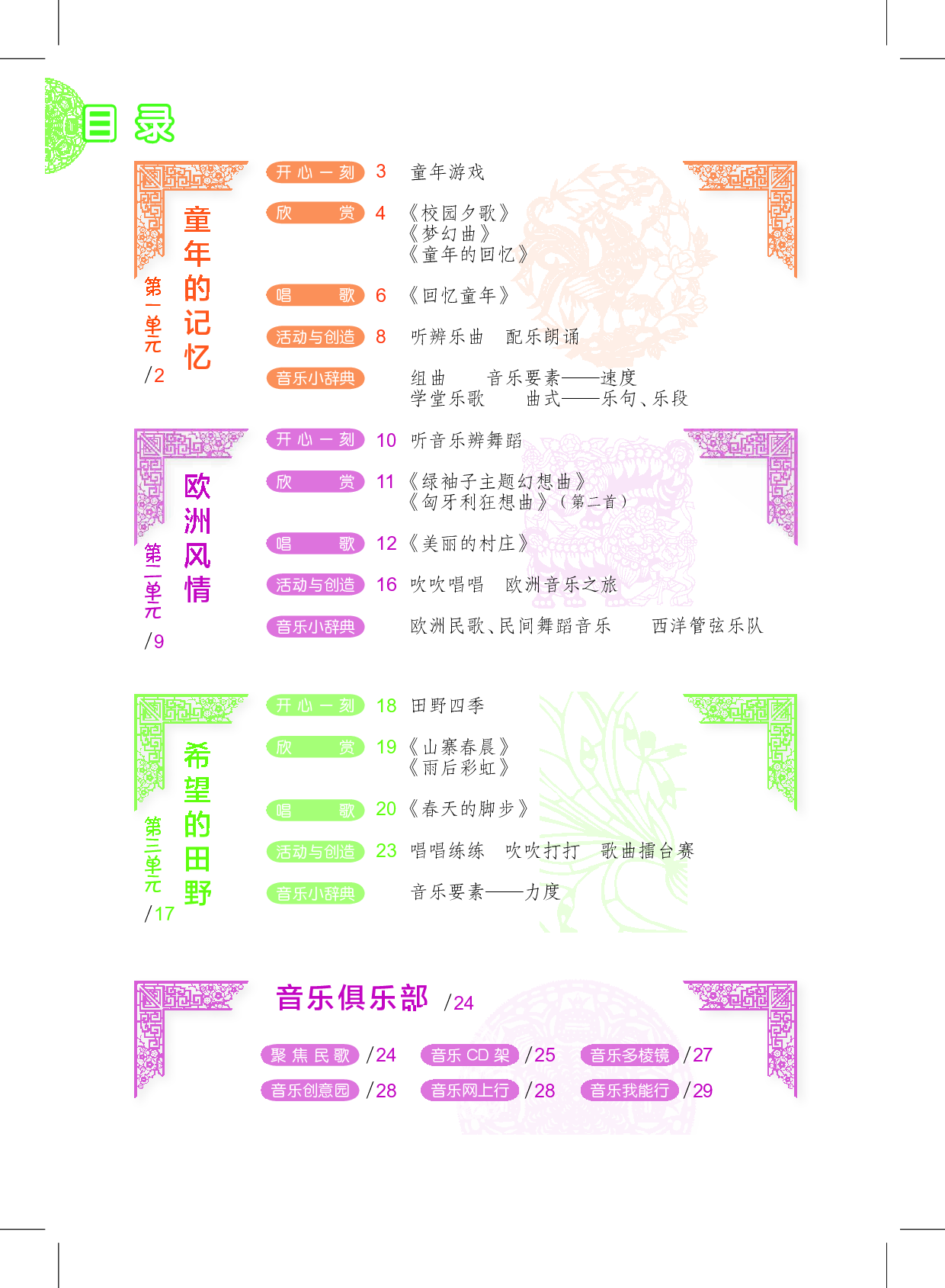 沪教版7年级音乐下册【高清教材】.pdf 第4页