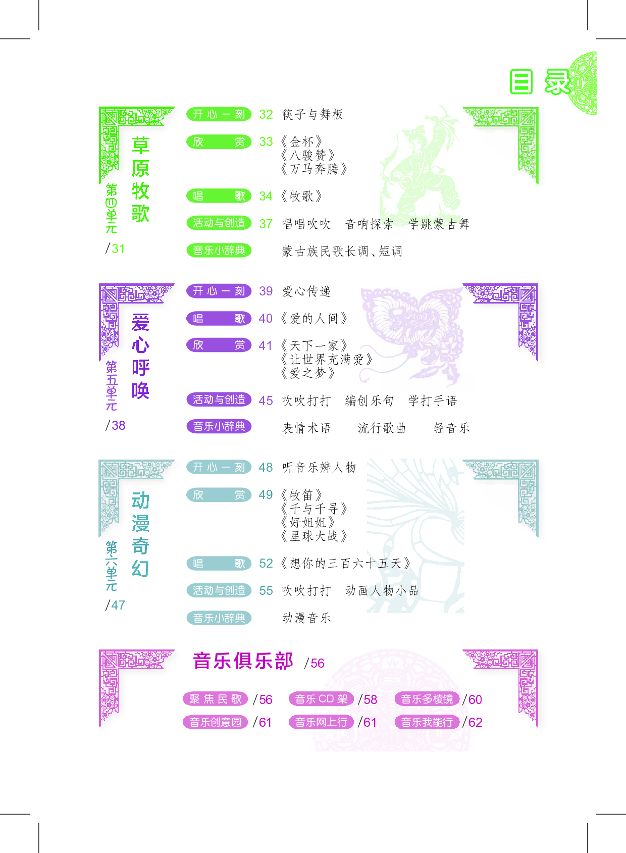 沪教版7年级音乐下册【高清教材】.pdf 第5页