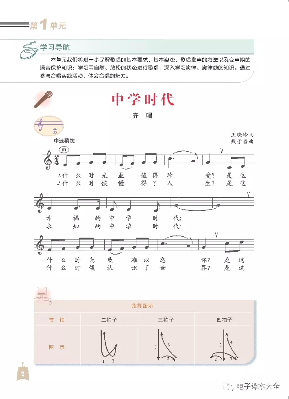 七年级上册音乐北京版电子课本.pdf 第5页