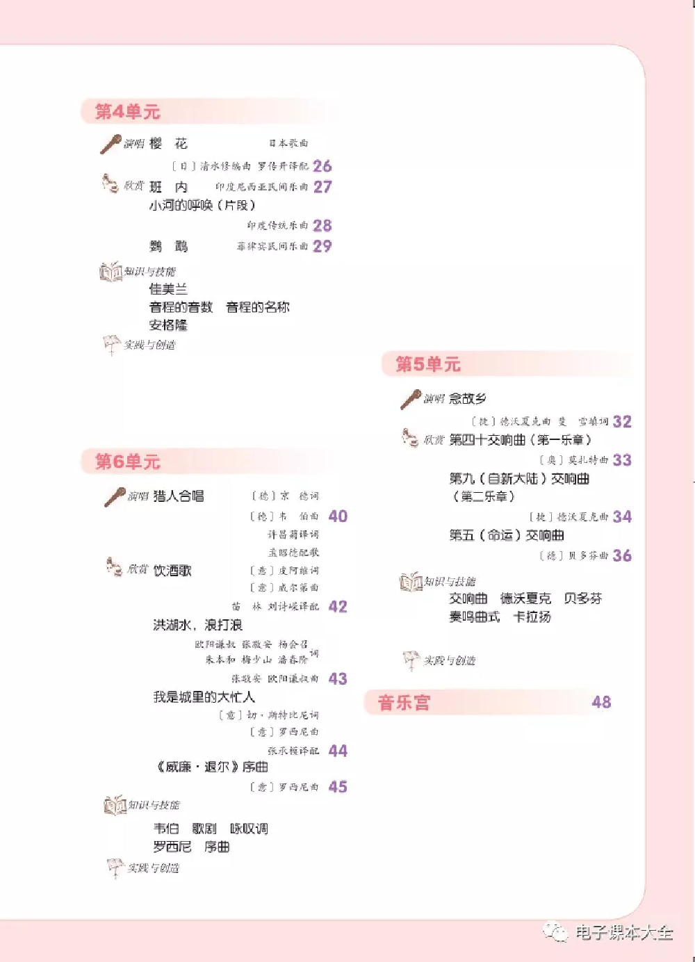 八年级下册音乐北京版电子课本.pdf 第4页