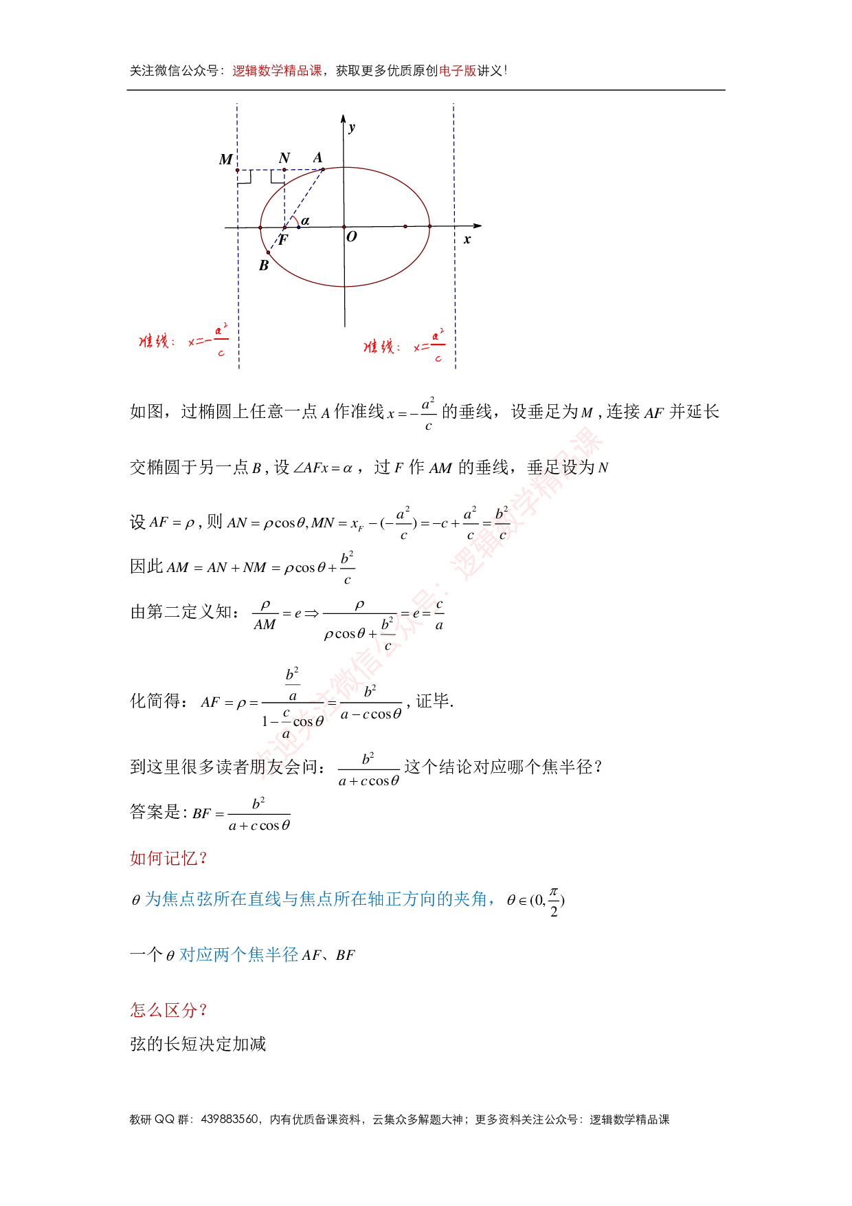 圆锥曲线深度易记讲义合集.pdf 第6页