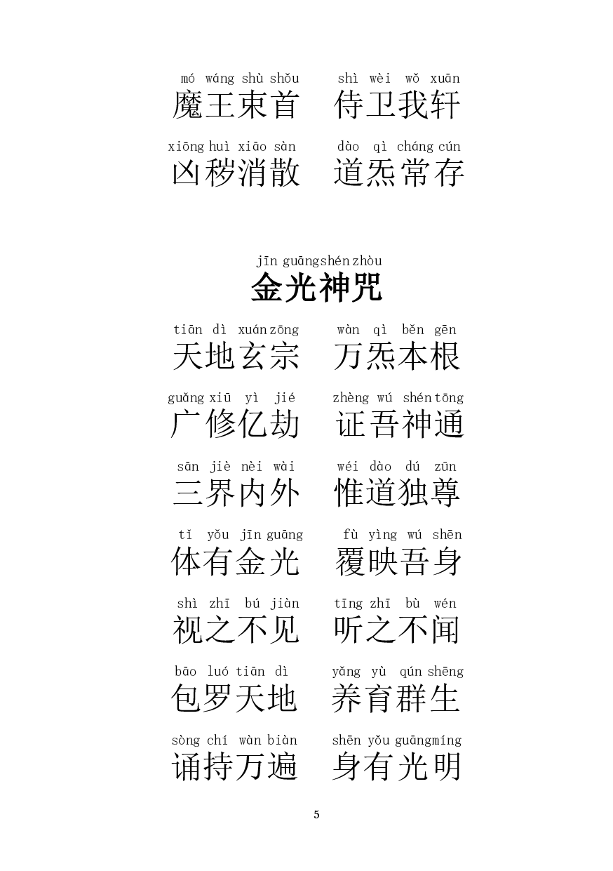 九天应元雷声普化天尊玉枢雷经仪轨 拼音.pdf 第5页