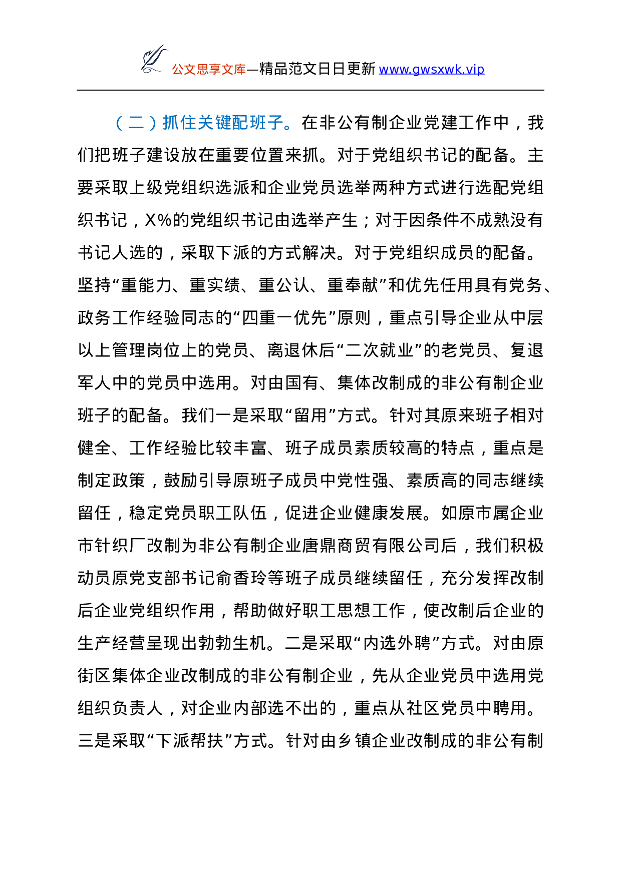 25928【非公企业党建工作总结汇报（市））..docx 第6页