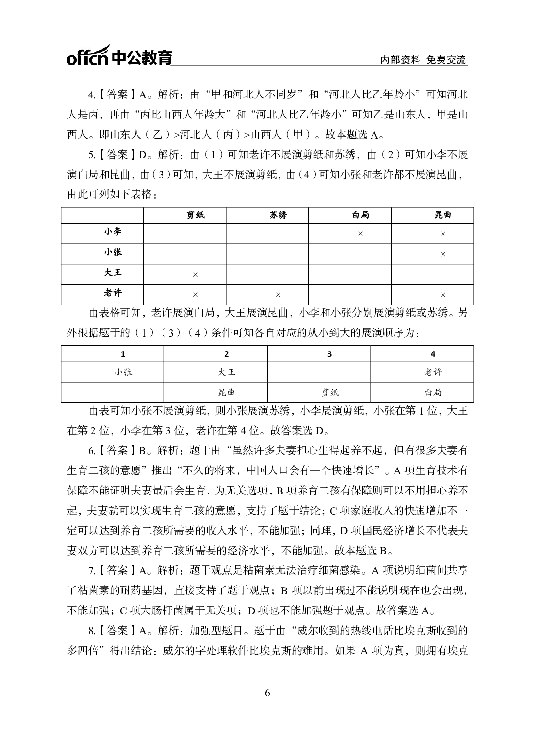 考公行测刷题500题-判断推理-答案版7.pdf 第6页