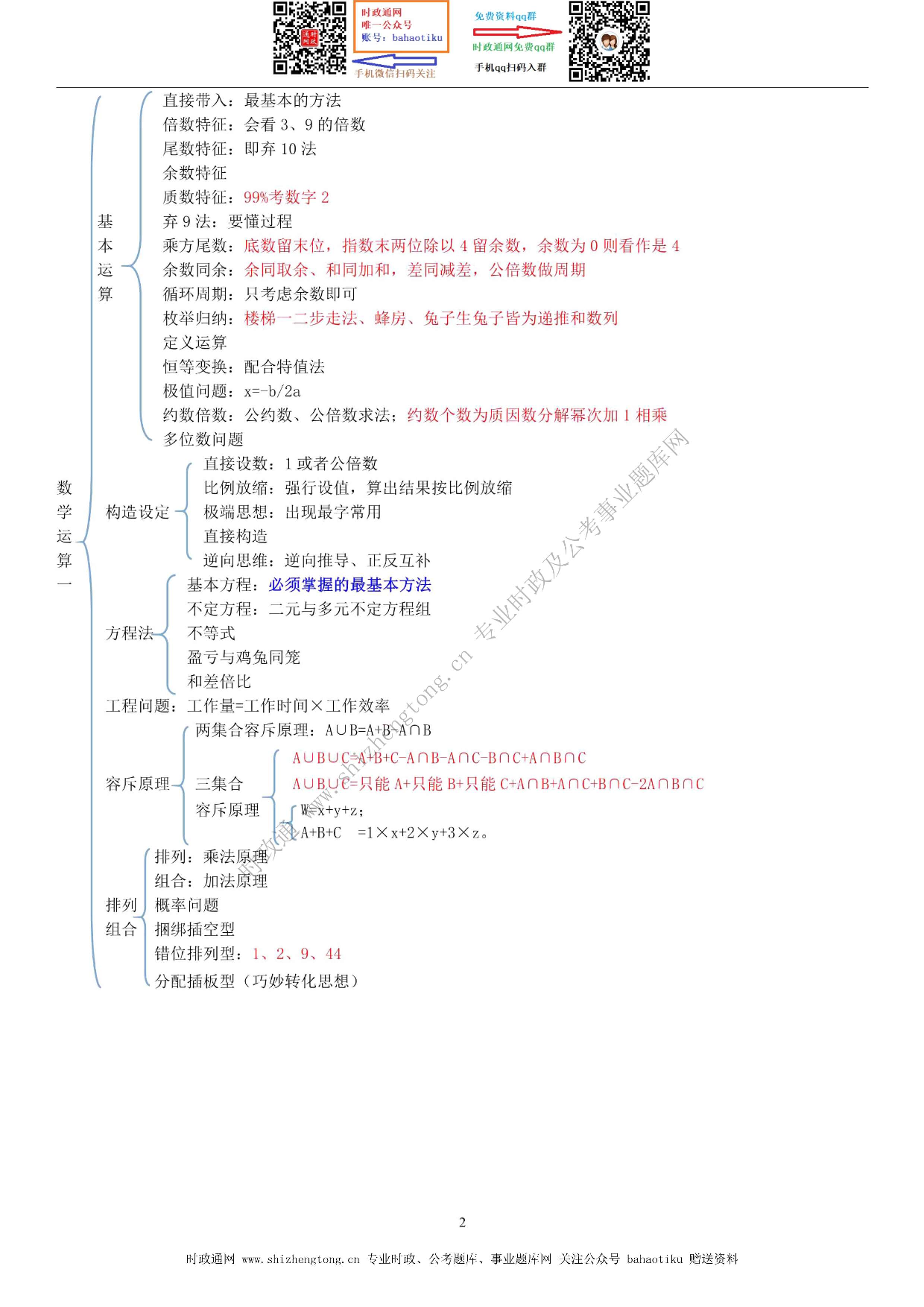 考公考公全新【公考状元笔记】第四讲 数量关系篇  .pdf 第2页