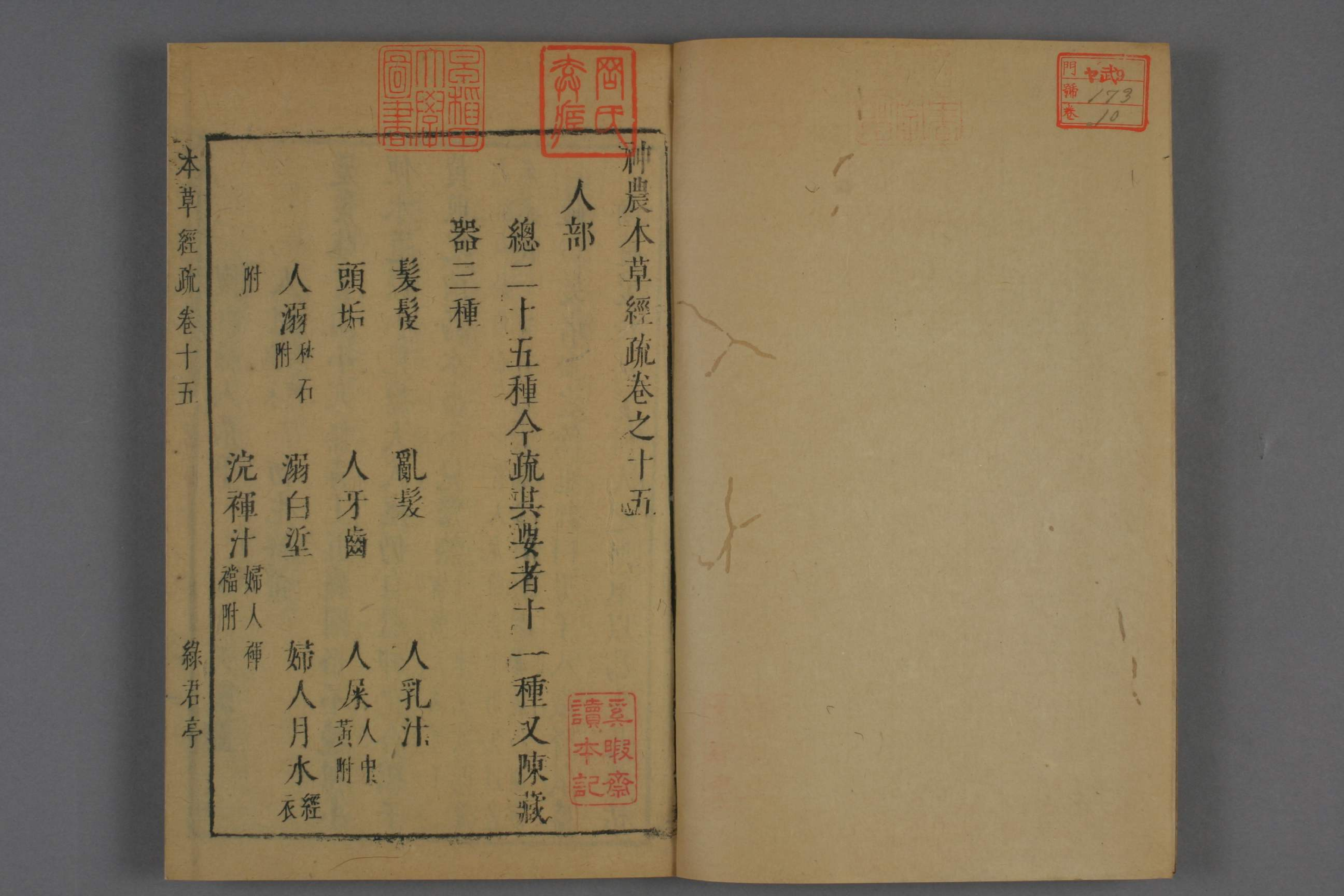 神农本草疏明代天启五年ya09_00173_00109.pdf 第4页