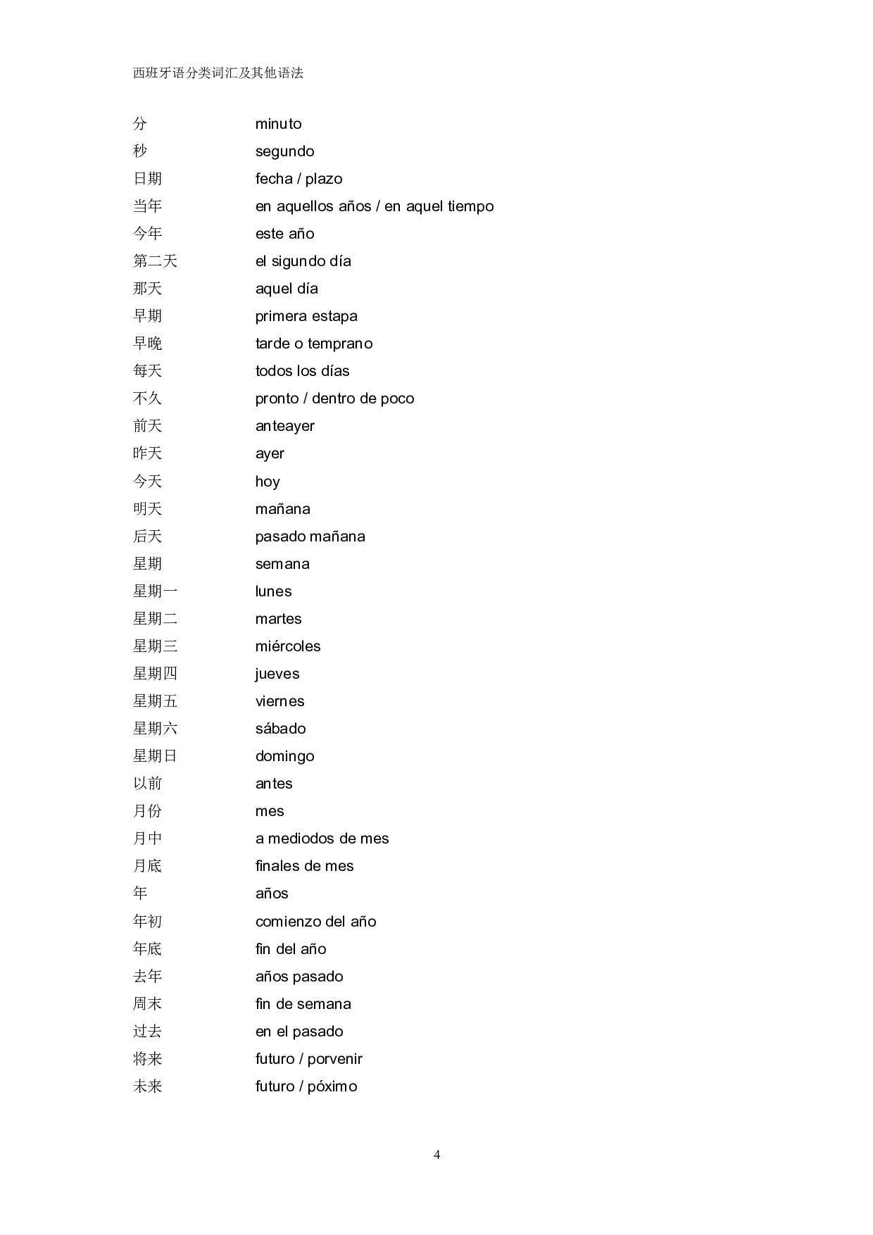 西班牙语分类词汇及其他语法.pdf 第4页