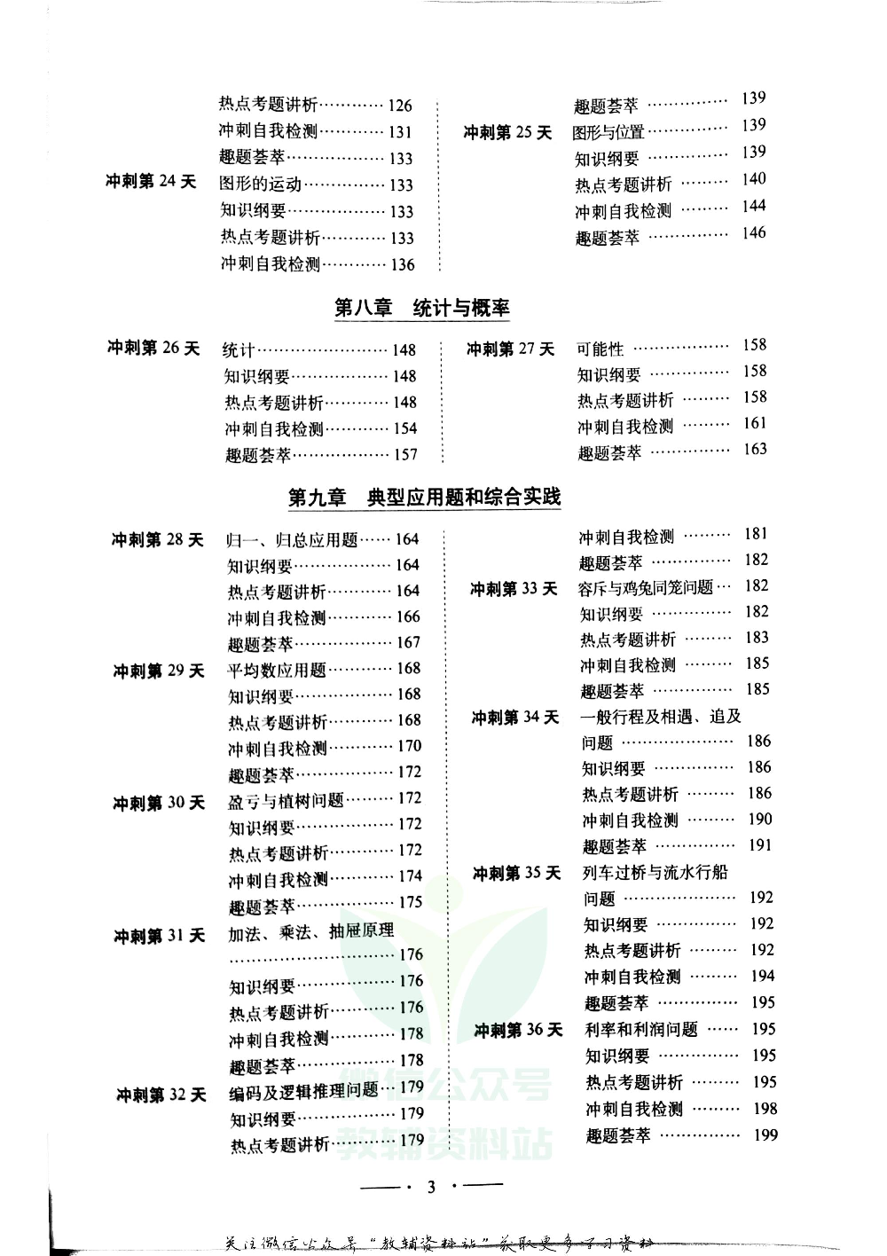 小考必备·考前冲刺46天 数学主书.pdf 第4页