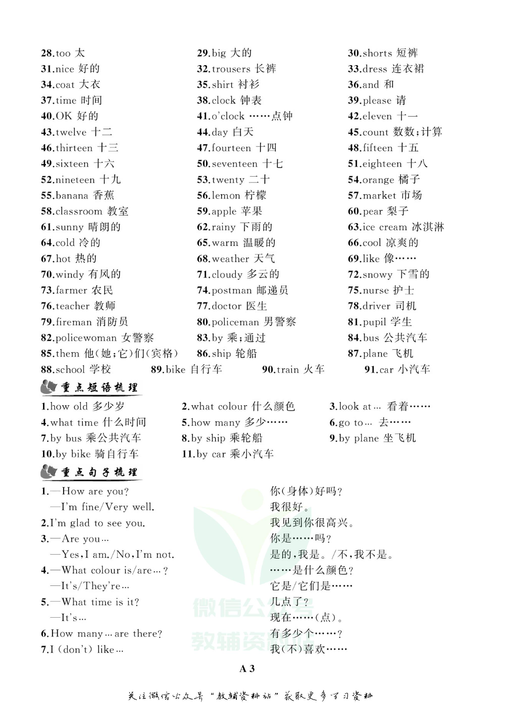 小学英语总复习湘少版小册子.pdf 第5页