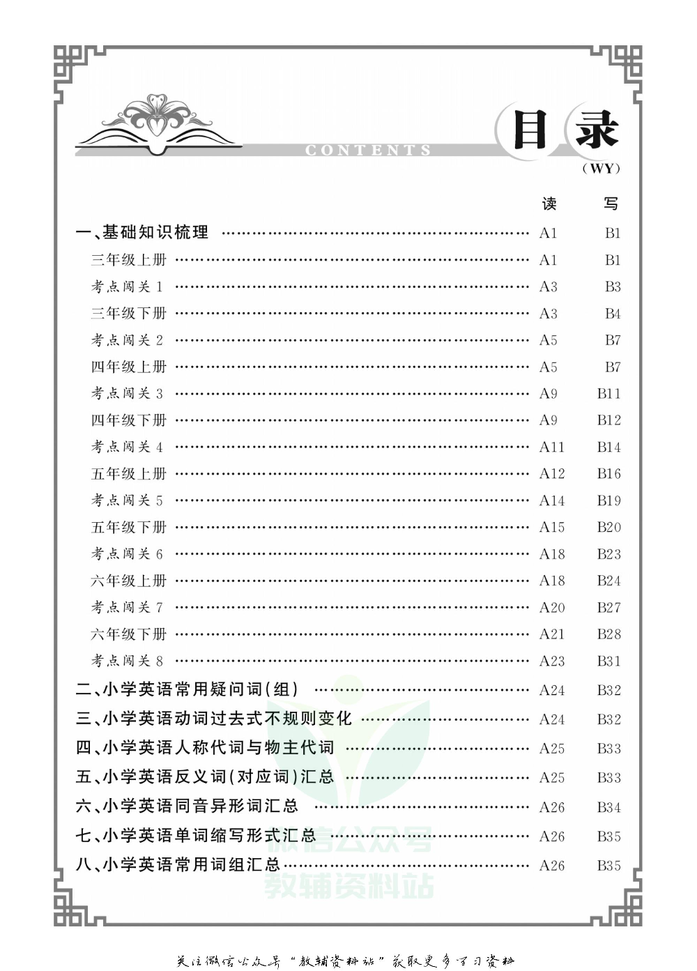 小学英语总复习外研版小册子.pdf 第2页