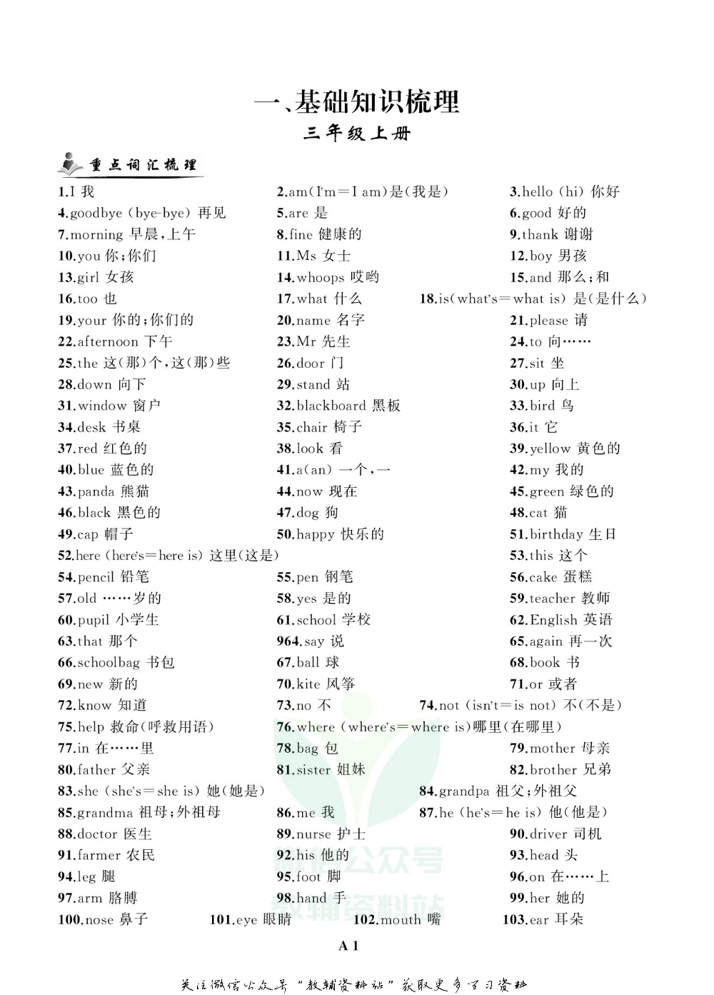 小学英语总复习外研版小册子.pdf 第3页