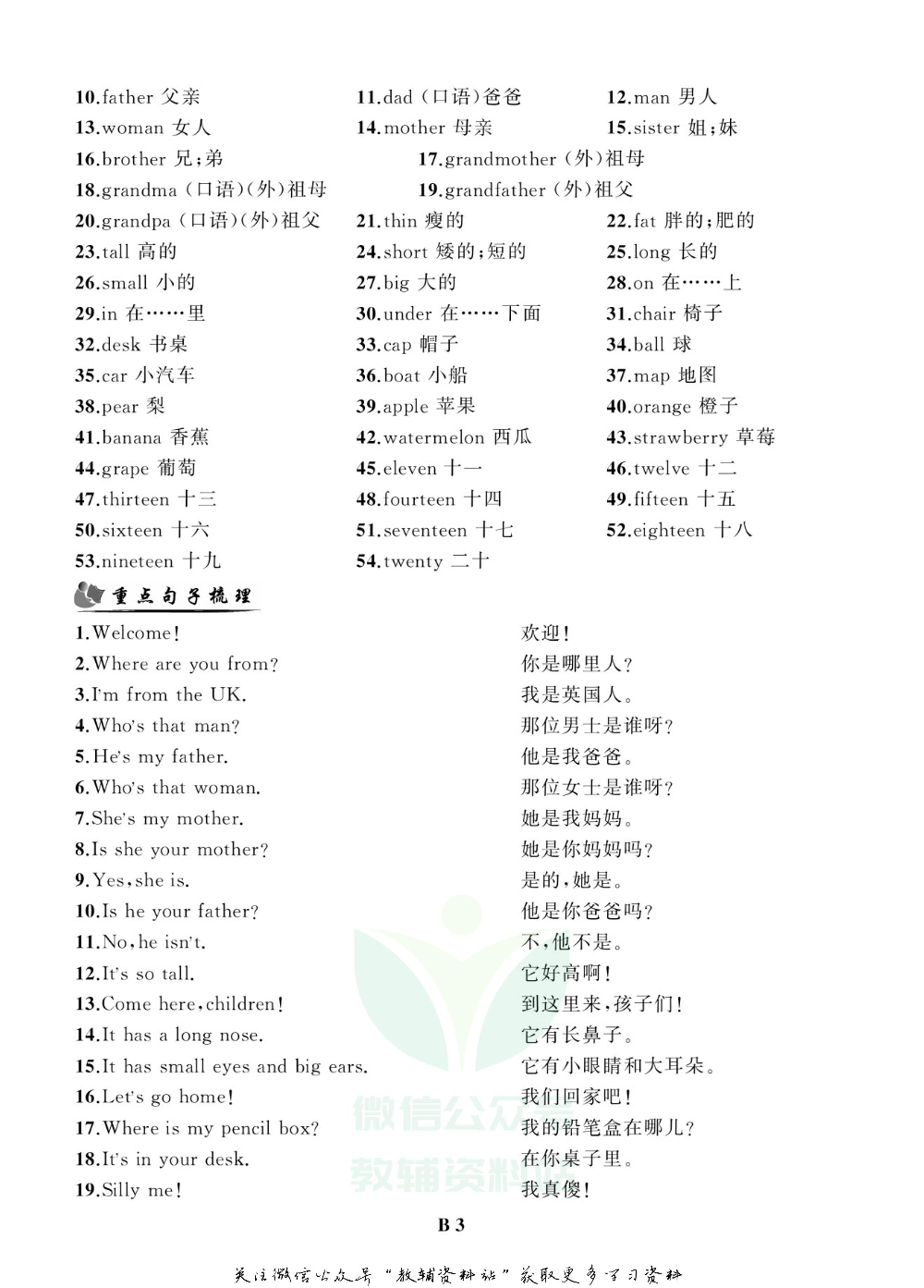 小学英语总复习人教版小册子.pdf 第4页