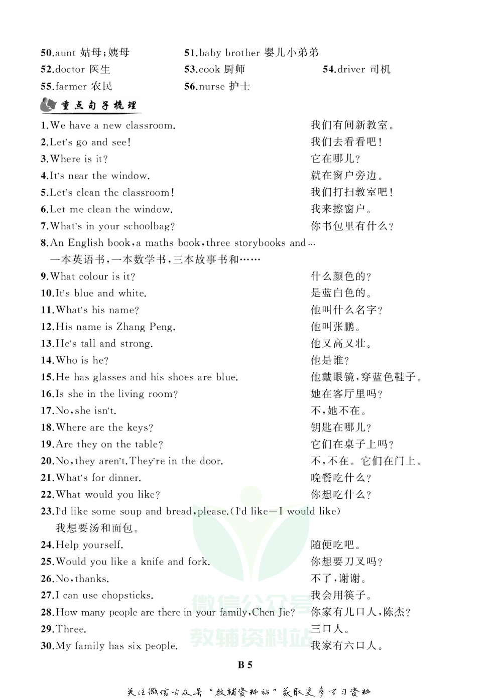 小学英语总复习人教版小册子.pdf 第6页
