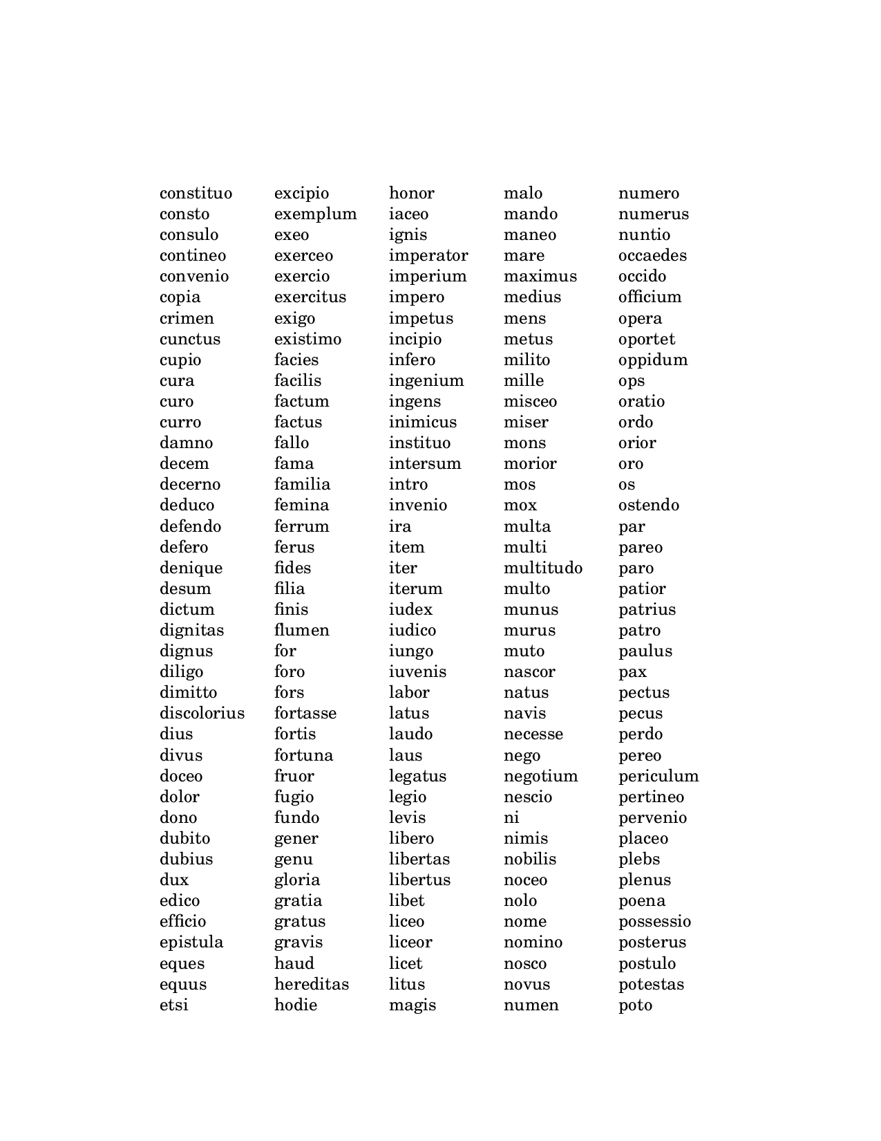 1000拉丁语常用单词.pdf 第3页