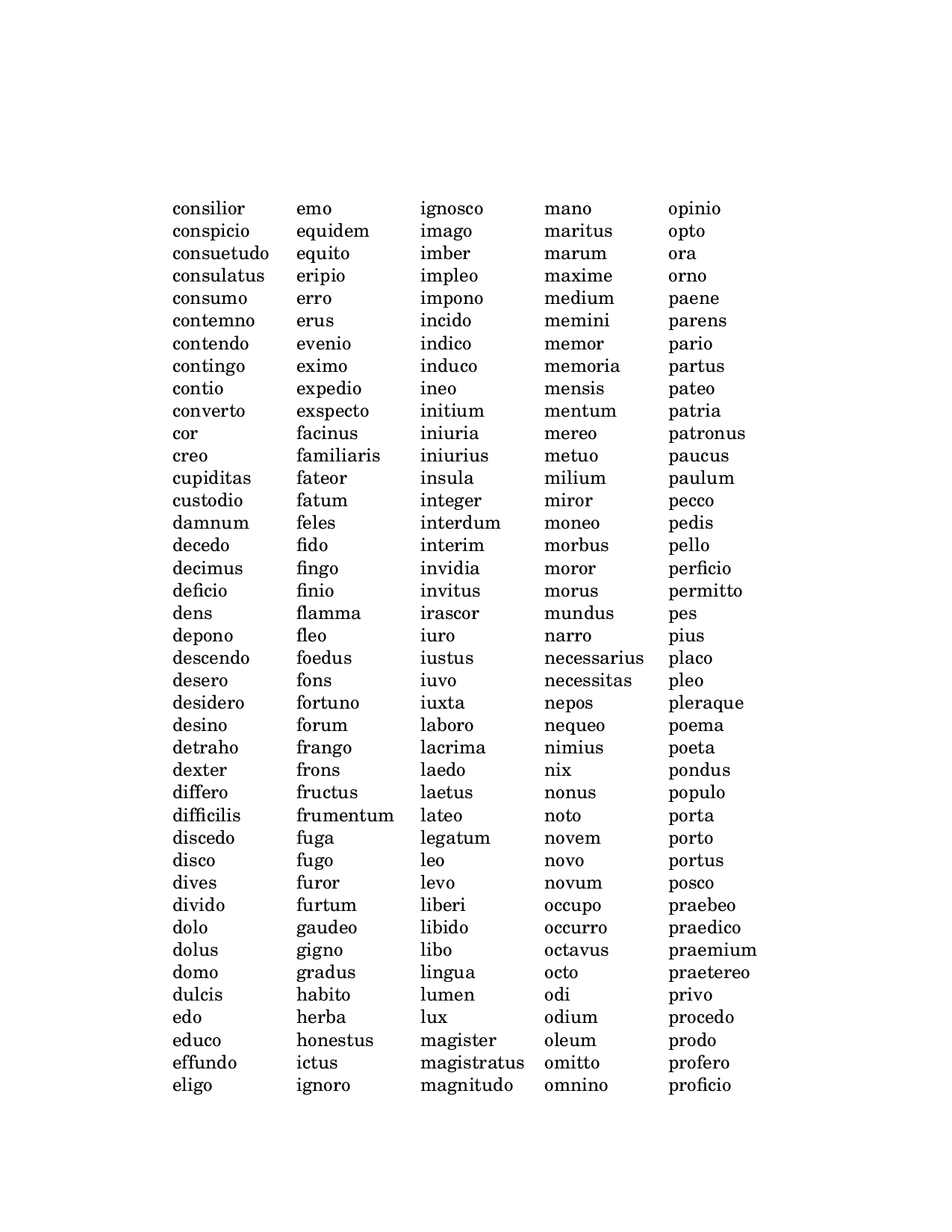 1000拉丁语常用单词.pdf 第5页