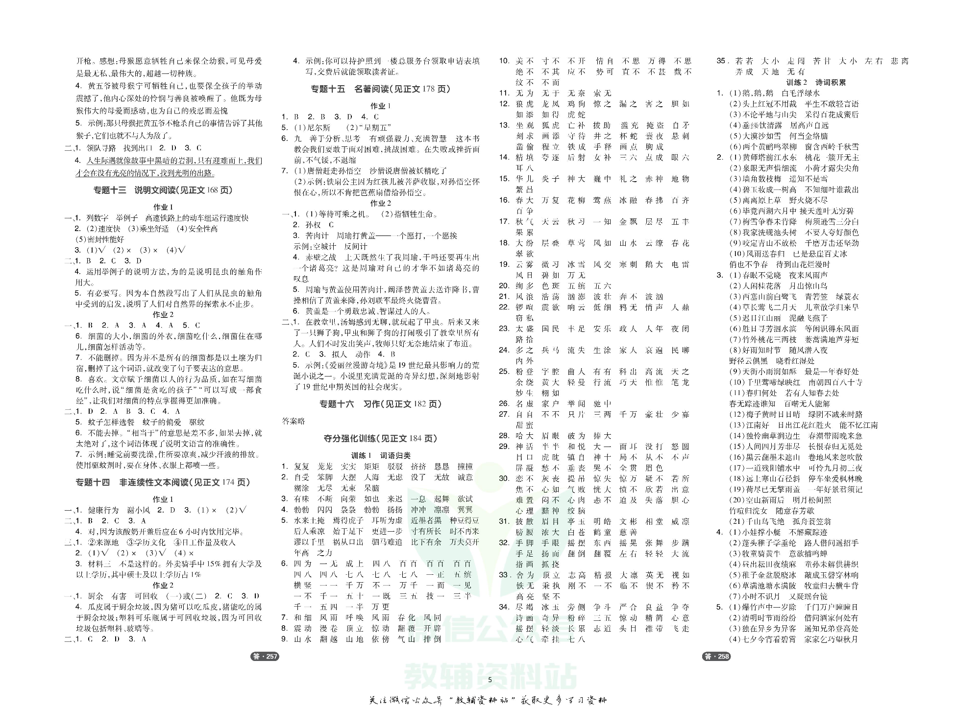 《全品小学总复习教程》语文全书参考答案.pdf 第5页