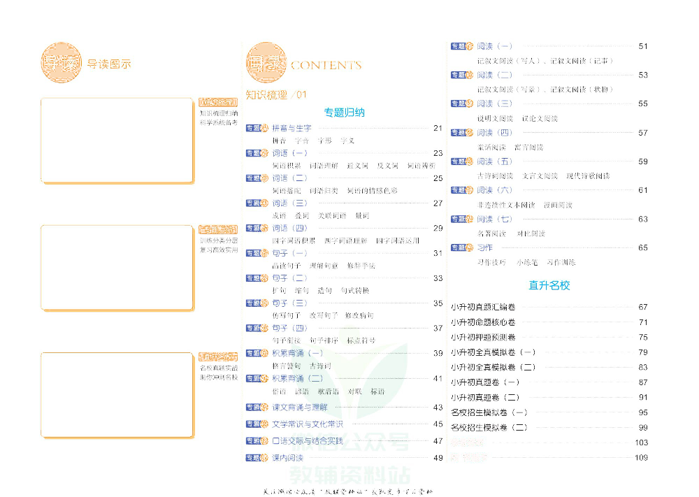 A+小升初归类总复习 语文去答案版.pdf 第4页