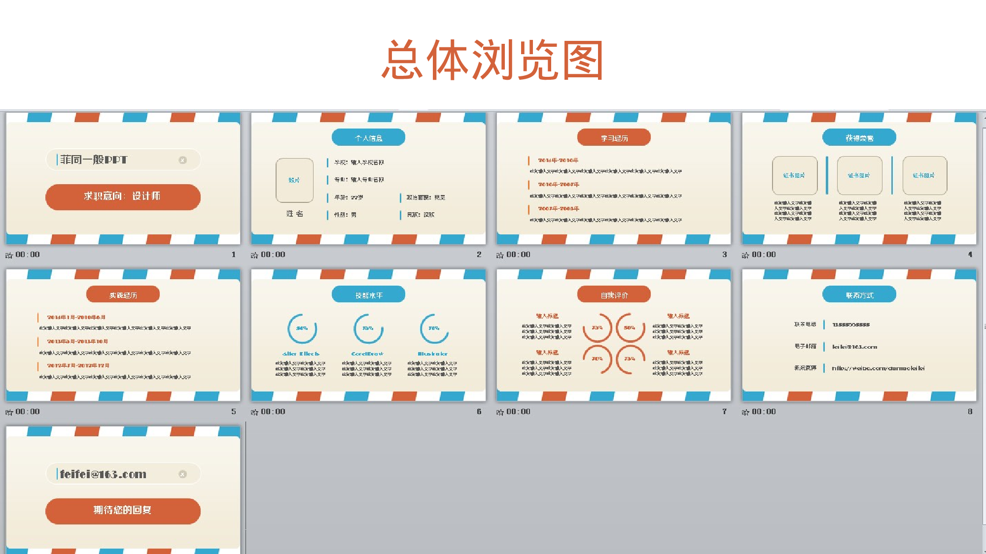 27 个人介绍简历-求职意向02.pptx 第2页