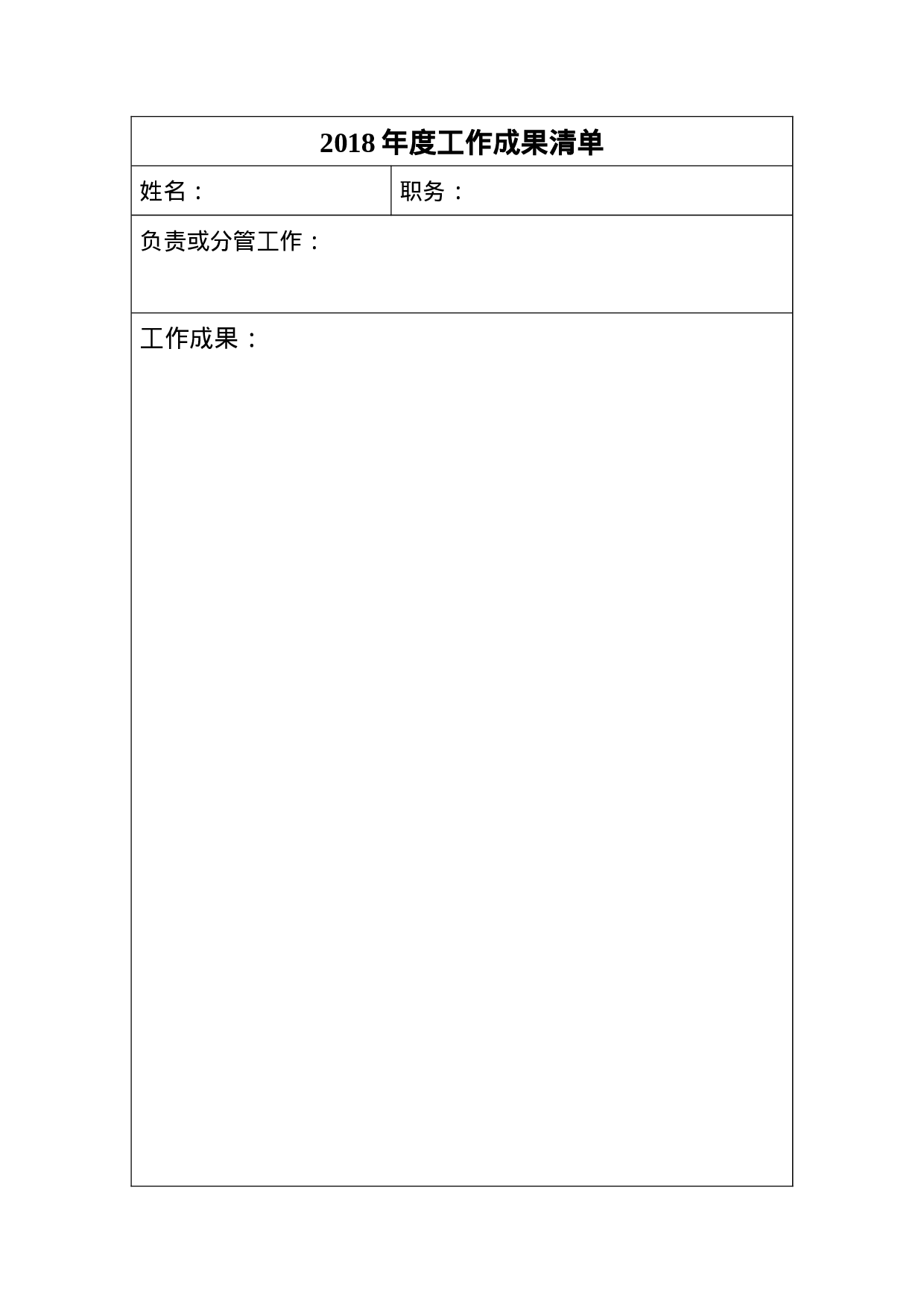 附件3：XX年度工作成果清单.doc 第1页