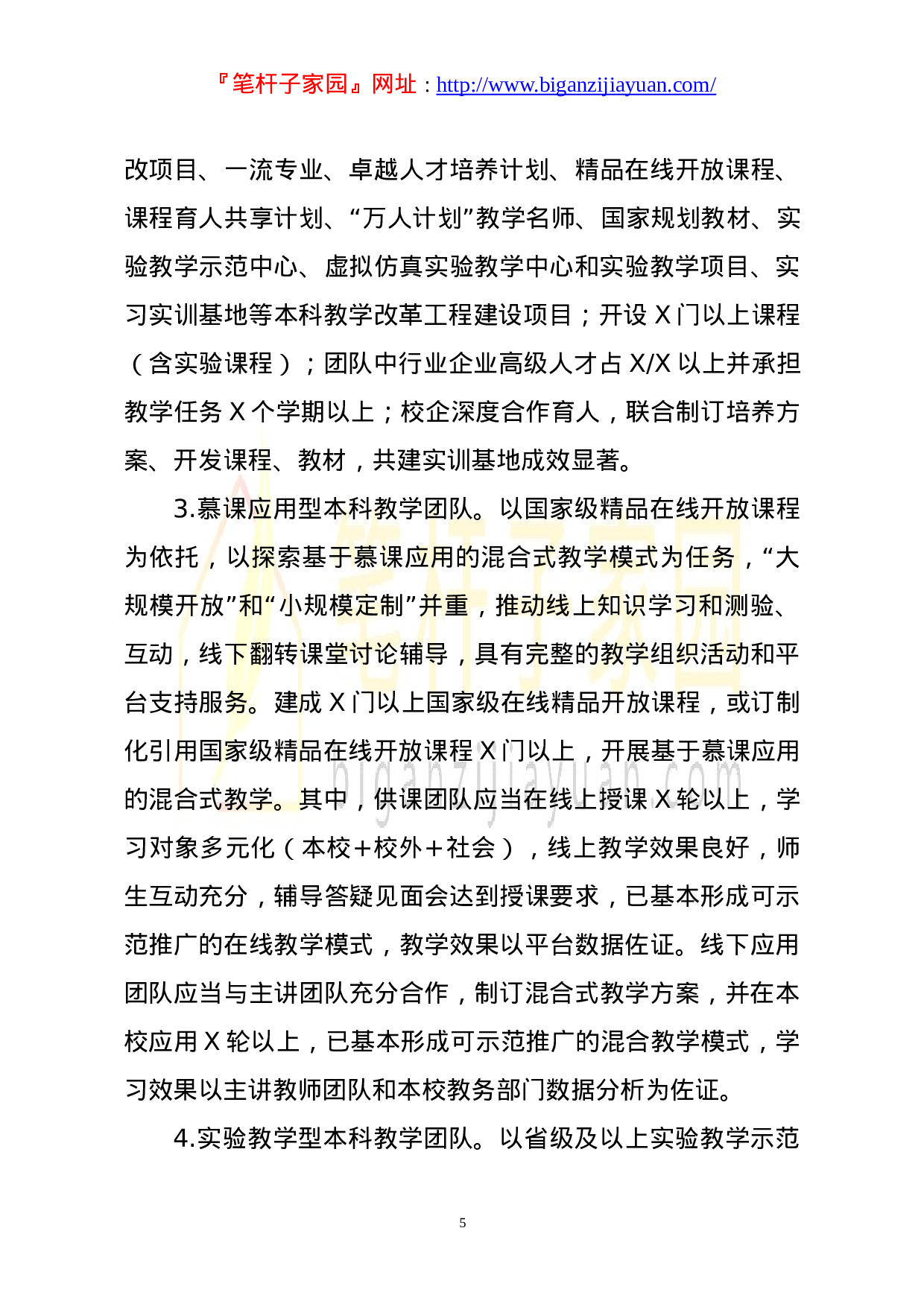 13458【高水平本科教学团队建设方案.doc 第5页