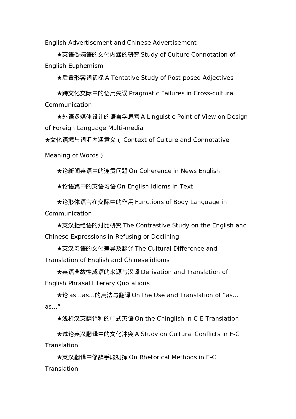 毕业论文选题-英语.docx 第3页