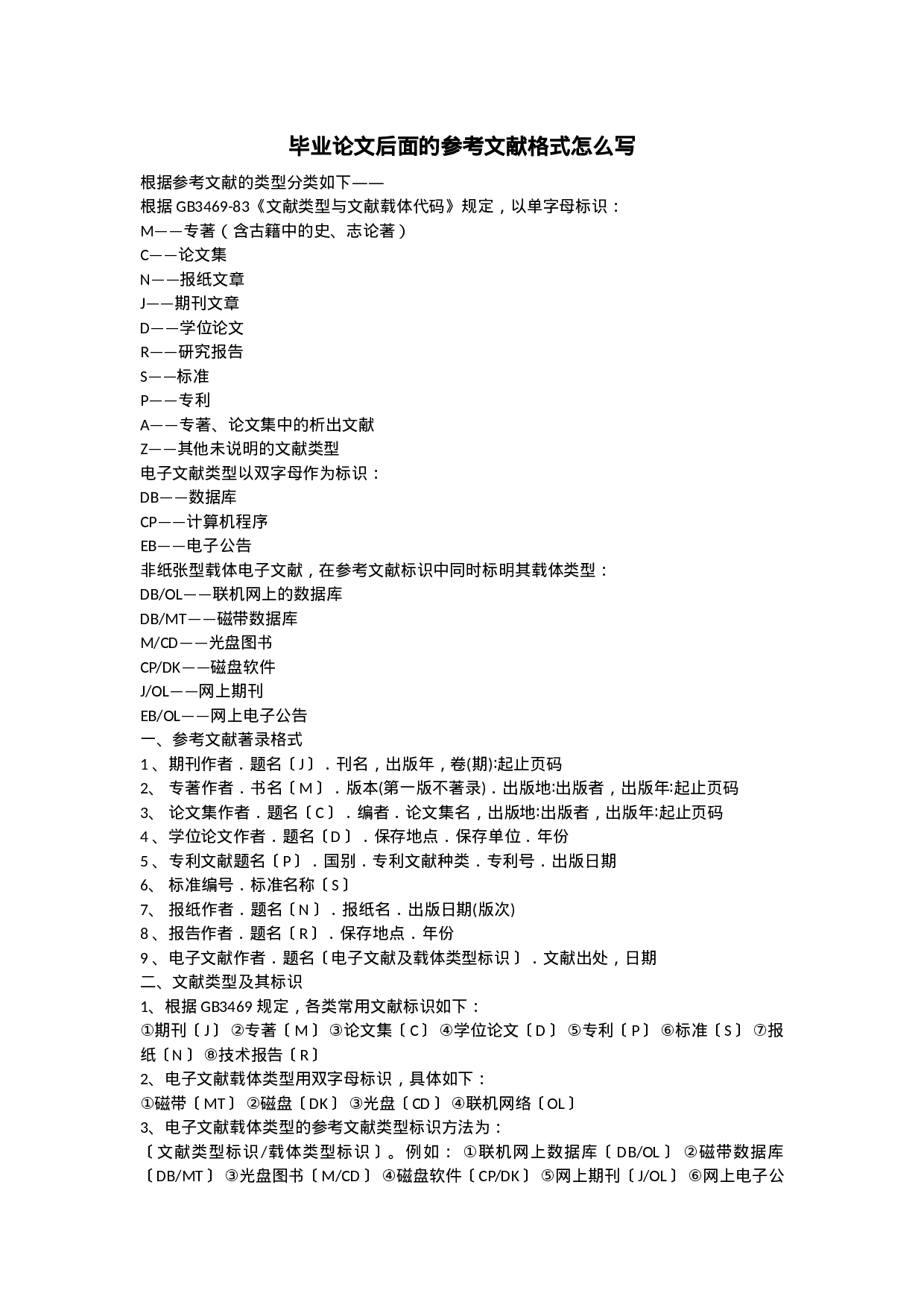 毕业论文参考文献格式.docx 第1页